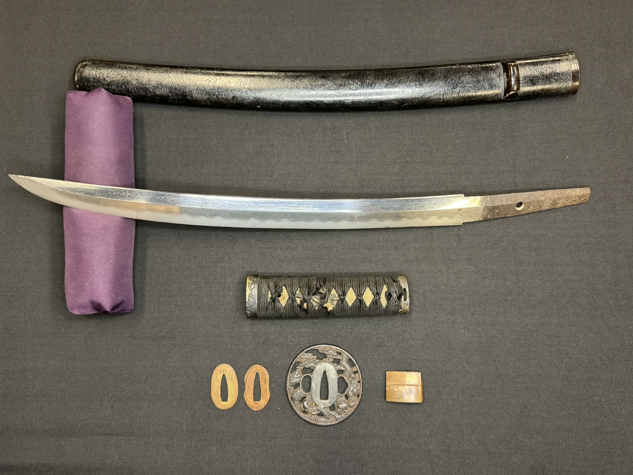 Antique Nihonto - late Muromachi (500 years old) Wakizashi in Koshirae