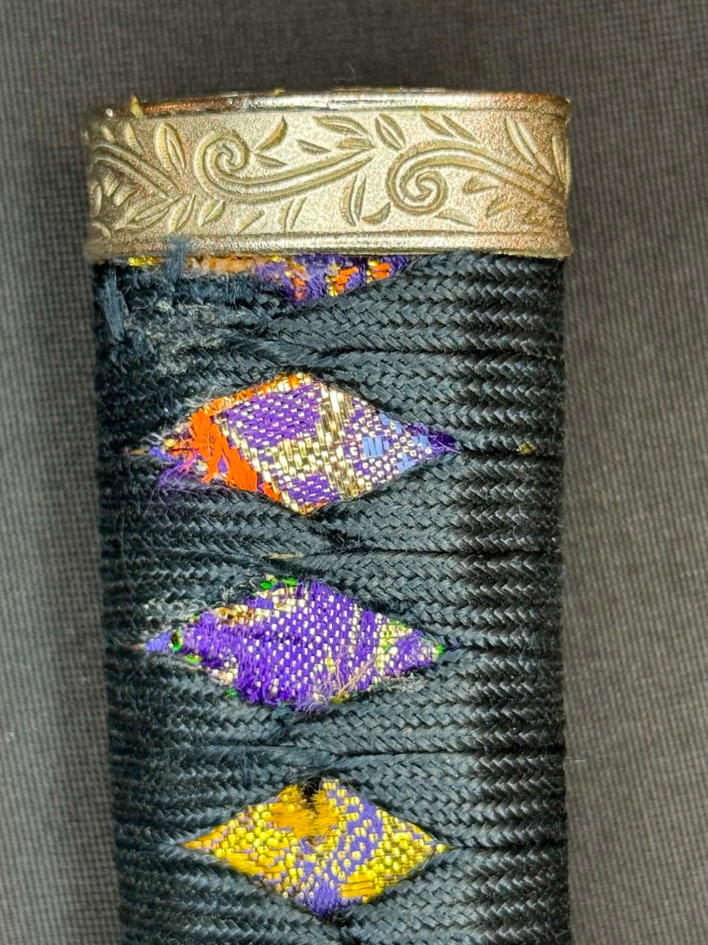 Antique Nihonto - Possible BATTLE DAMAGE Katana in Tachi Koshirae, signed Kunimune (unverified)