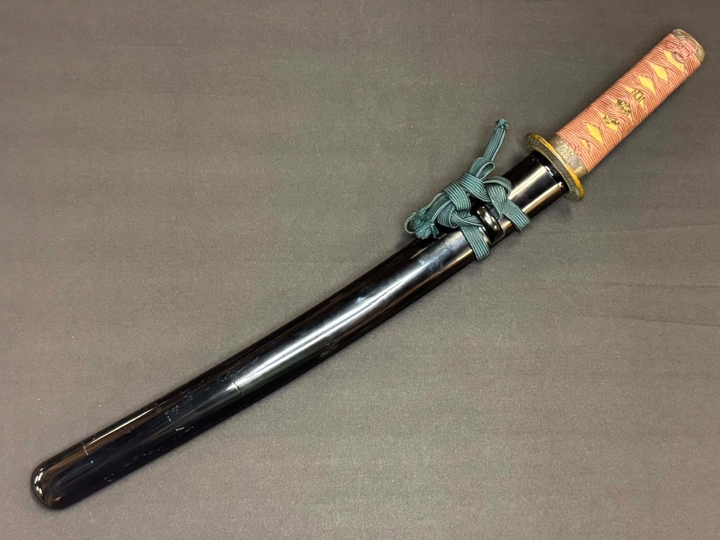 Antique Nihonto - Shobu Wakizashi in Koshirae, NBTHK attributed to Kai Mihara
