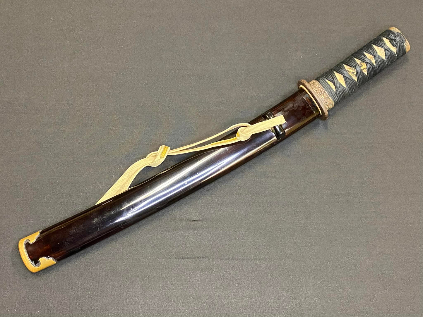 Antique Nihonto -  Yoroi Doshi Tanto in Hamidashi Koshirae
