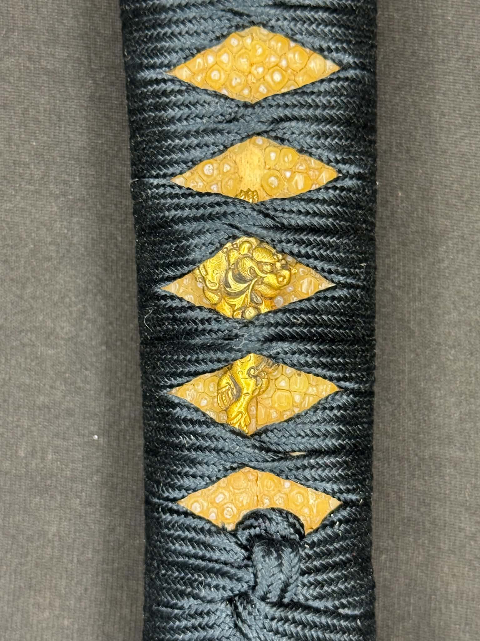 Antique Nihonto - Daishou Katana (NBTHK attributed to Fujiwara Takada) and Wakizashi (NBTHK attributed to Echizen Seki) in Handachi Koshirae