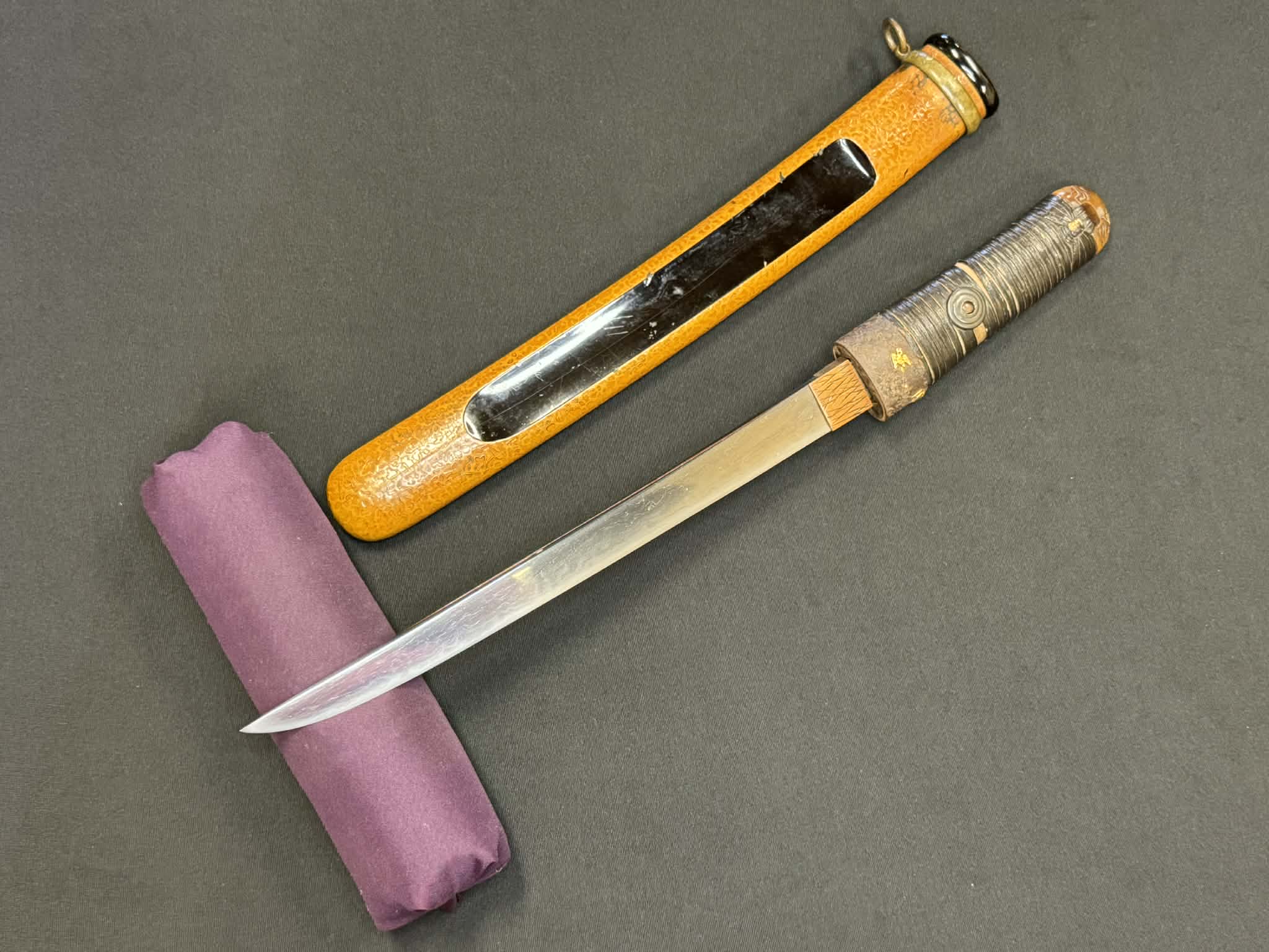 Antique Nihonto - Late Edo Tanto in Koshirae - NTBHK Attributed to Shinkei Tanemitsu