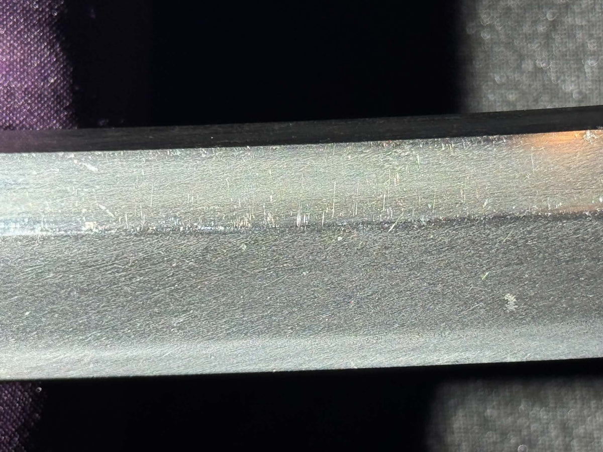Antique Nihonto - THICCC Wakizashi in Koshirae, signed Ashu Kaifu Ju Ujiyoshi, NBTHK Certified