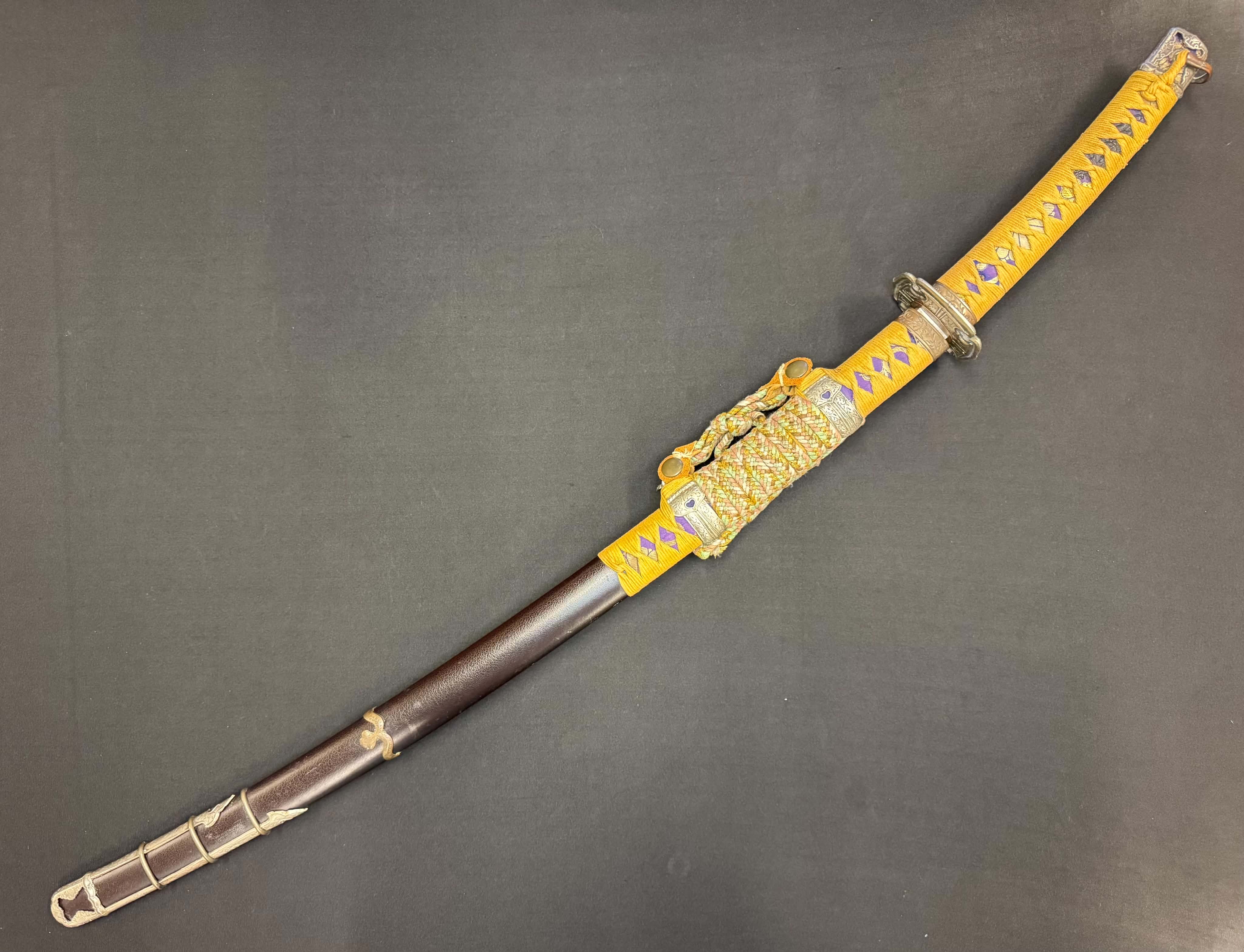 Antique Nihonto - Late Muromachi (500 years old) Katana with Tachi Koshirae, signed Sukemitsu, NBTHK Certified