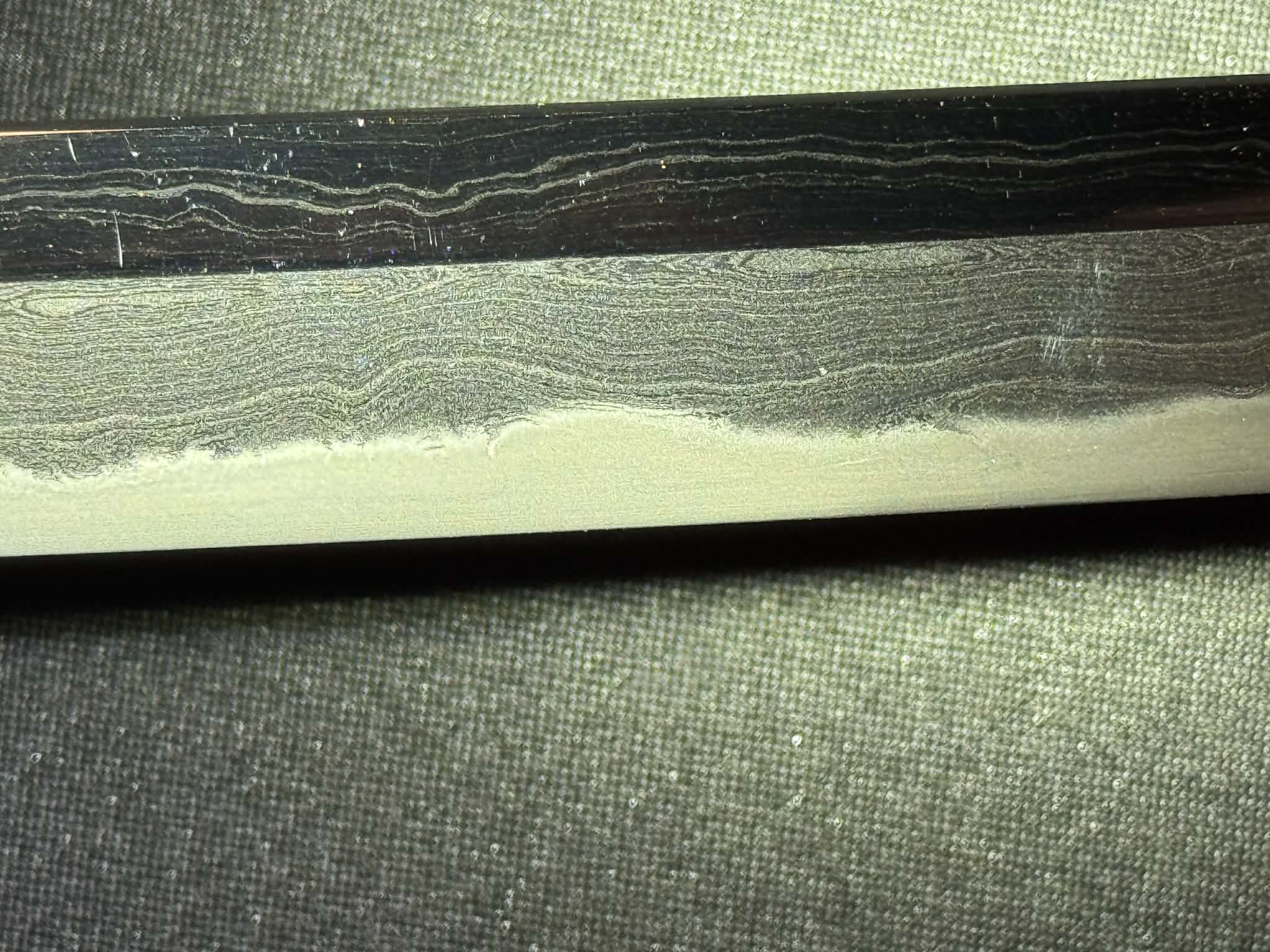 Masterwork Phoenix Armory Katana - Dark Vanguard Handachi Folded Steel