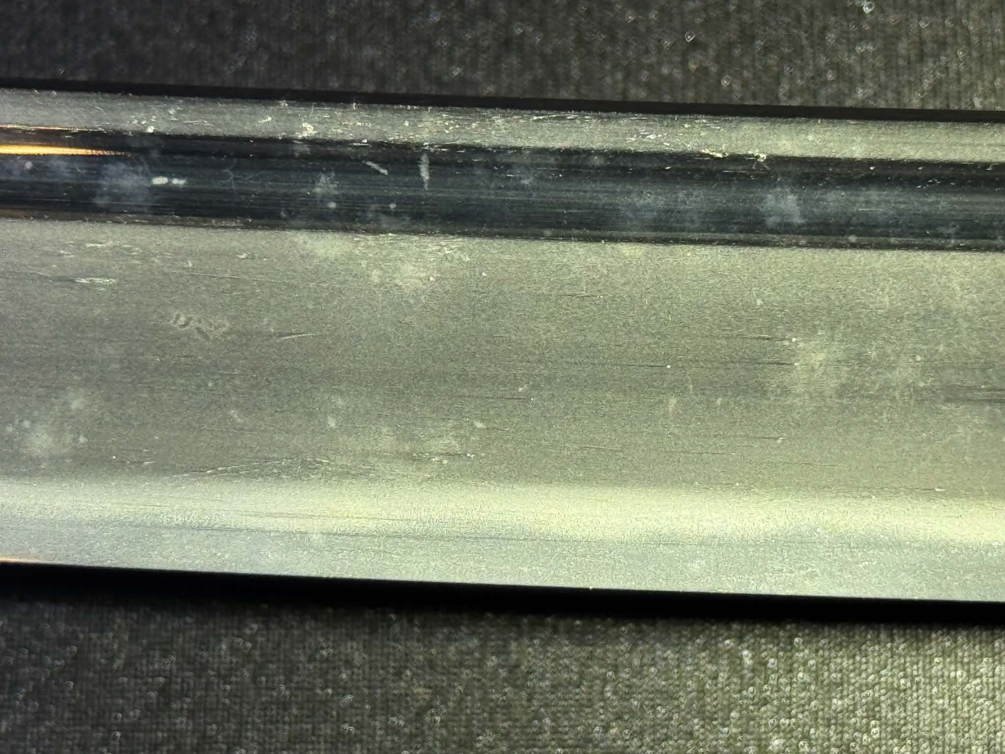 Antique Nihonto - Muromachi (4-600 years old) Wakizashi in Shirasaya, signed Soshuju Hiromasa