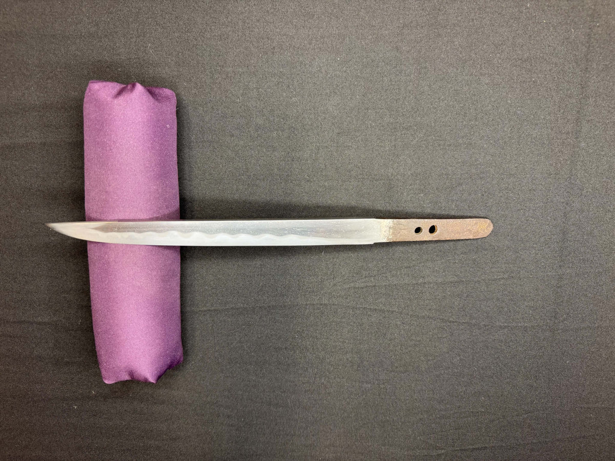 Antique Nihonto - Tanto in Shirasaya, signed Bishu Osafune Sukesada, NBTHK certified