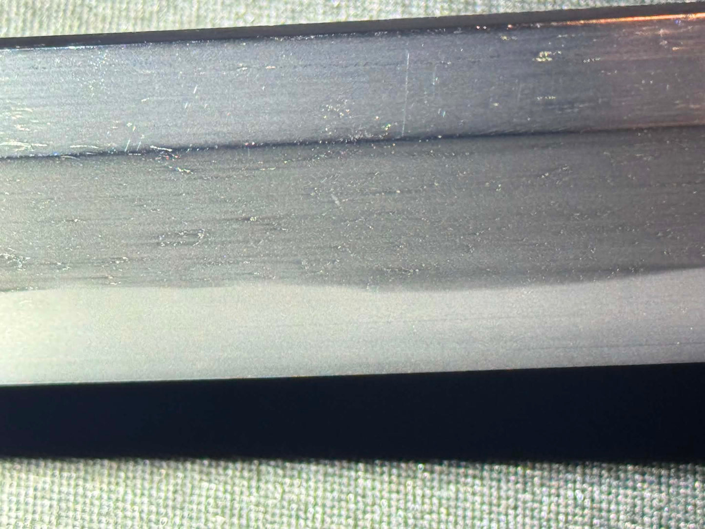 Antique Nihonto - POSSIBLE BATTLE DAMAGE Katana with Tachi Koshirae, signed Tsuguie (not verified)