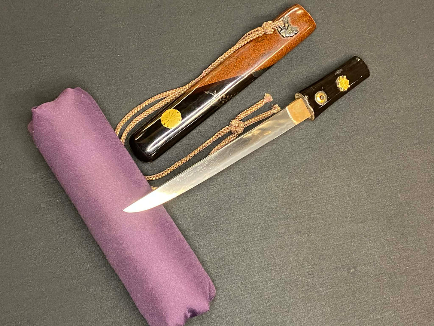 Nihonto - Tanto in Kaiken Koshirae - Late Edo, signed Nobuyoshi, NBTHK Certified