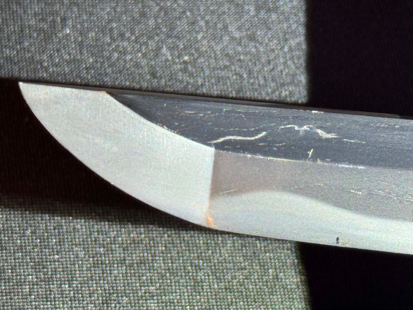 Antique Nihonto - Possible BATTLE DAMAGE Katana in Tachi Koshirae, signed Kunimune (unverified)