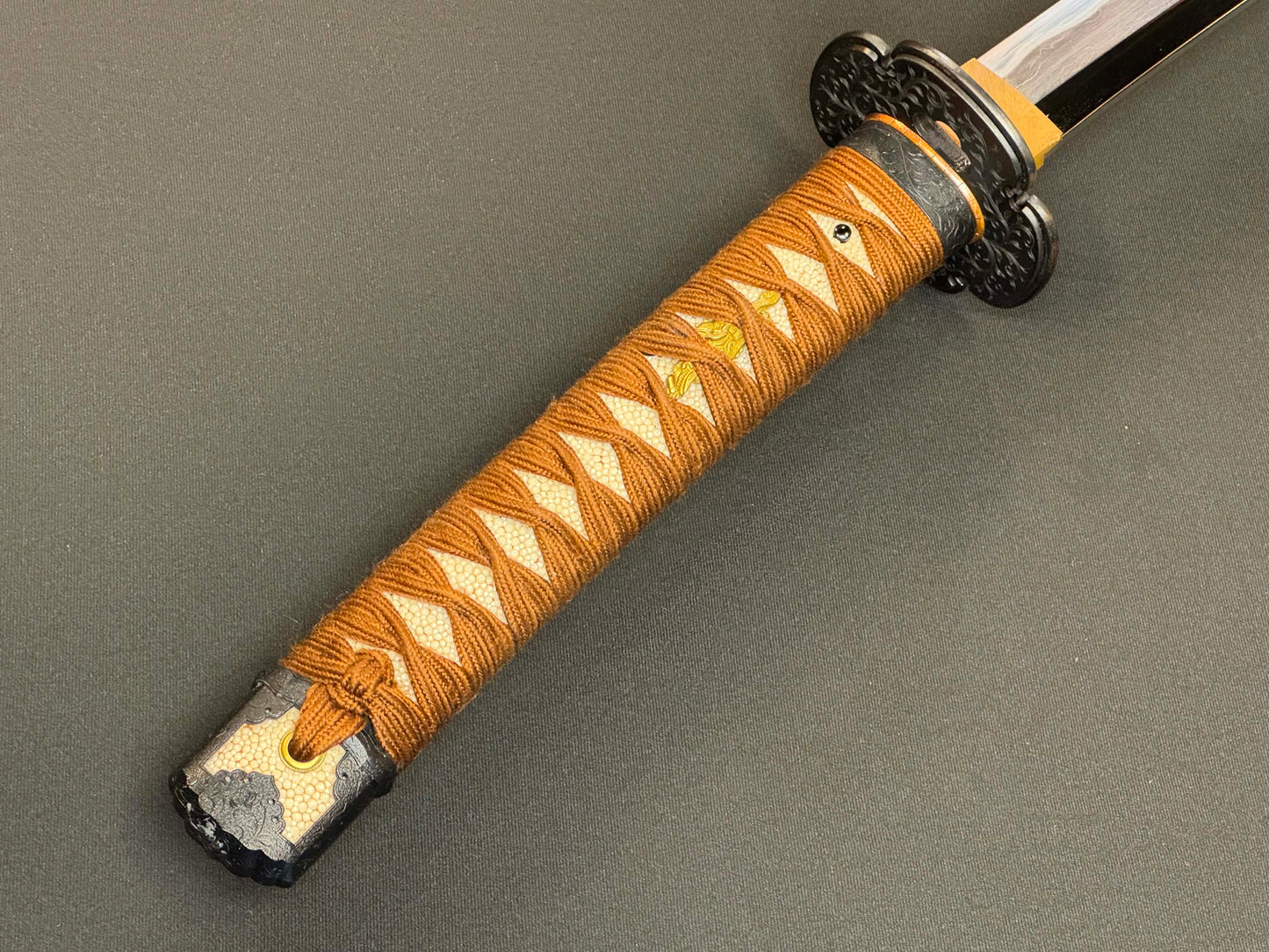 Masterwork Phoenix Armory Katana - Scarlet Vanguard Handachi Folded Steel