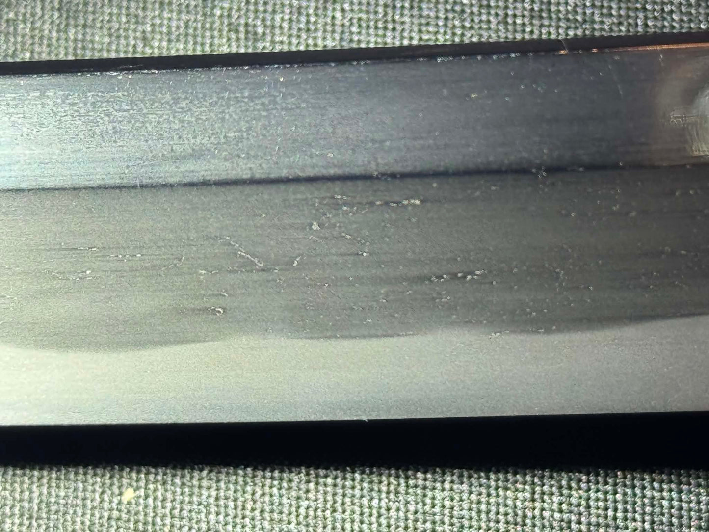 Antique Nihonto - POSSIBLE BATTLE DAMAGE Katana with Tachi Koshirae, signed Tsuguie (not verified)