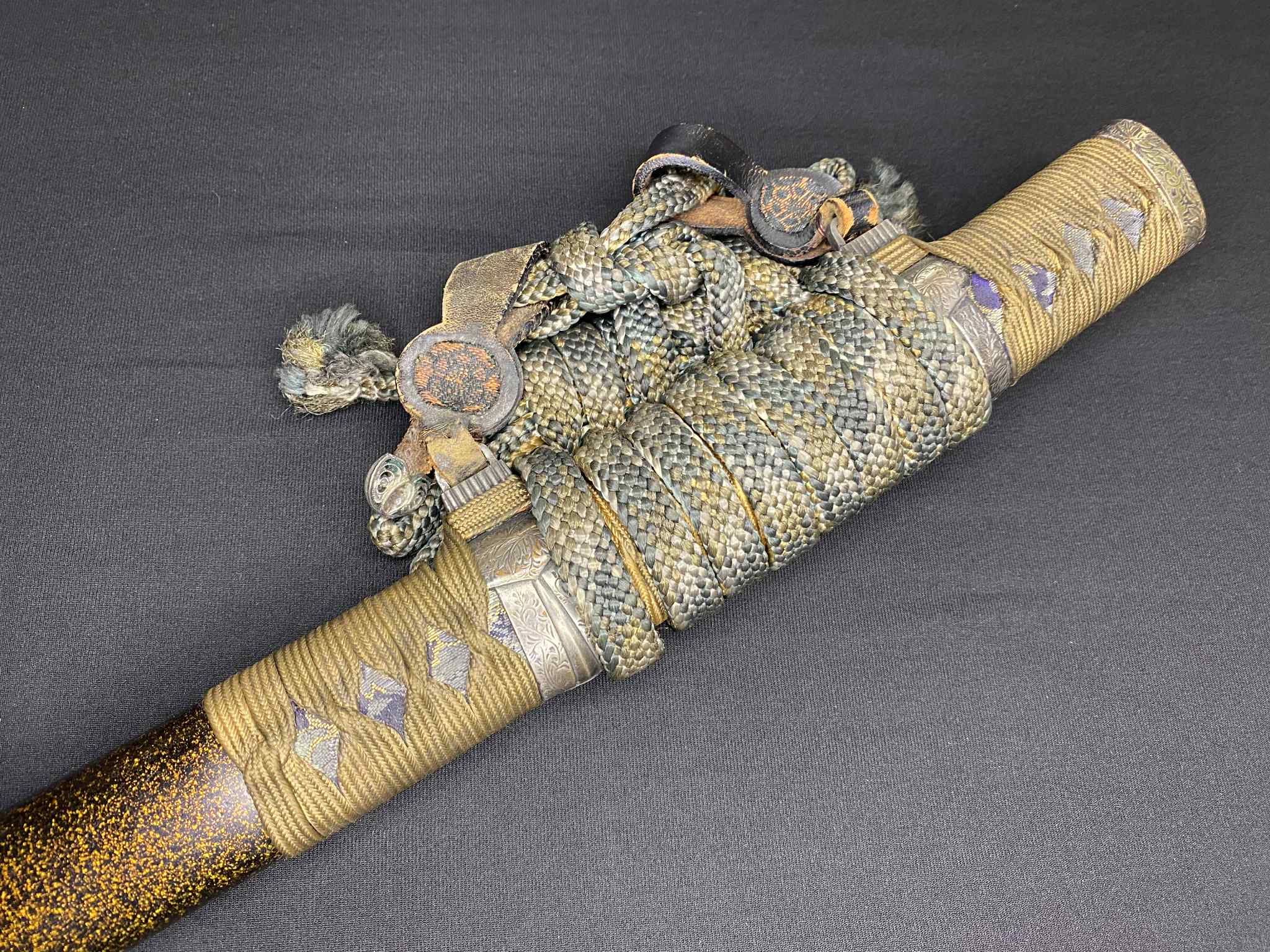 Antique Nihonto - Katana with Tachi Koshirae - Muramachi (5-600 years old) - NBTHK Attributed to Uda