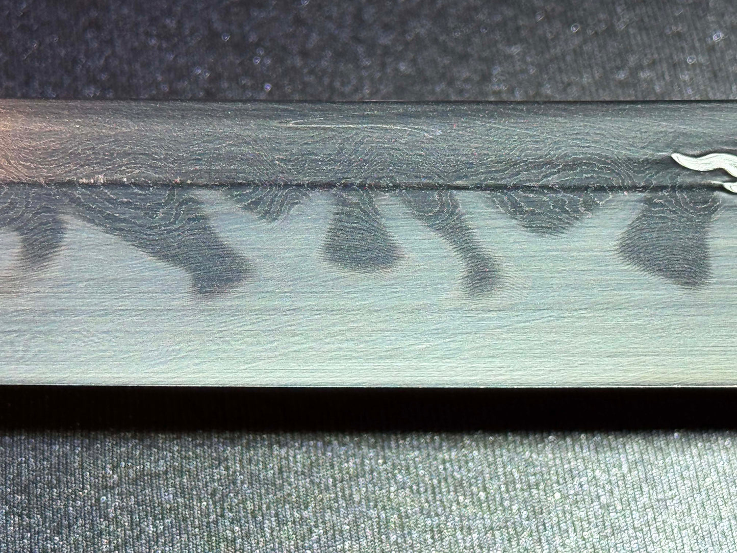 Phoenix Armory Katana - Crimson Manji Folded Orishigane Clay-Tempered Horimono