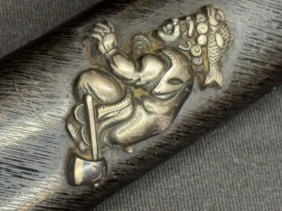 Antique Nihonto - THICCC Wakizashi in Koshirae, signed Ashu Kaifu Ju Ujiyoshi, NBTHK Certified