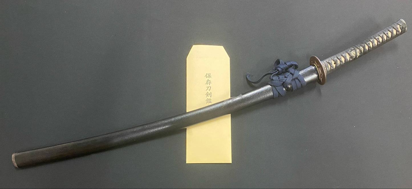 POSSIBLY BATTLE DAMAGED Antique Nihonto -  Katana in Koshirae, Late Muromachi (400-500 years old) - NBTHK Hozon Attributed to Mino Senjuin