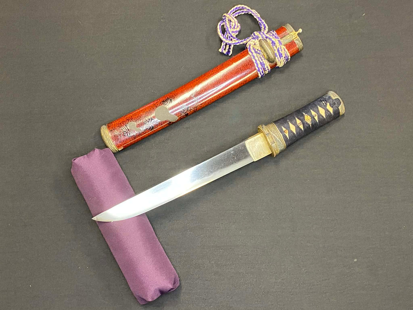 Antique Nihonto -  Yoroi Doshi Tanto in Koshirae