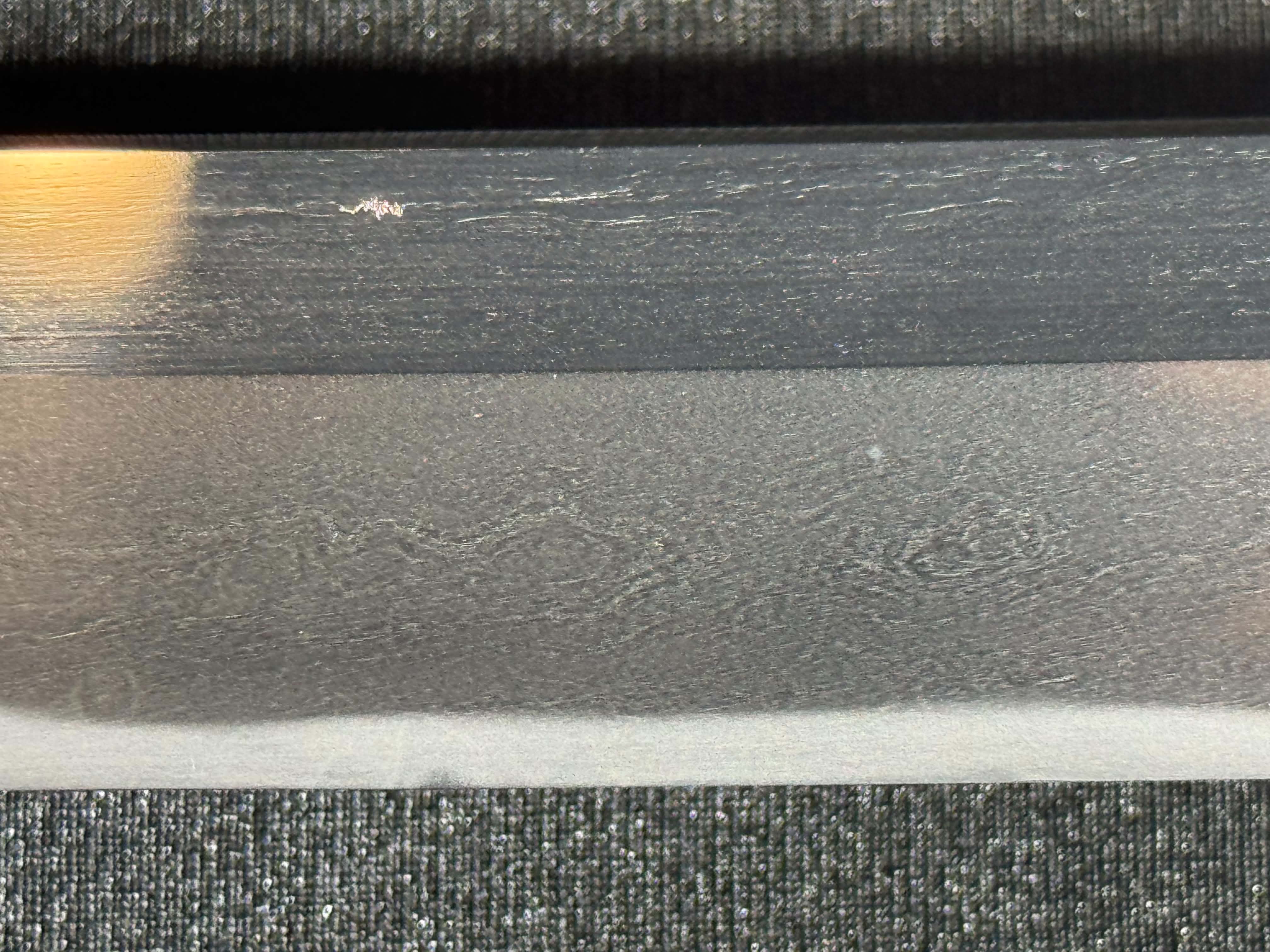 CONSIGNMENT Antique Nihonto - Wakizashi in Shirasaya, signed Settsu Ju Fujiwara Sadatsugu (unverified)