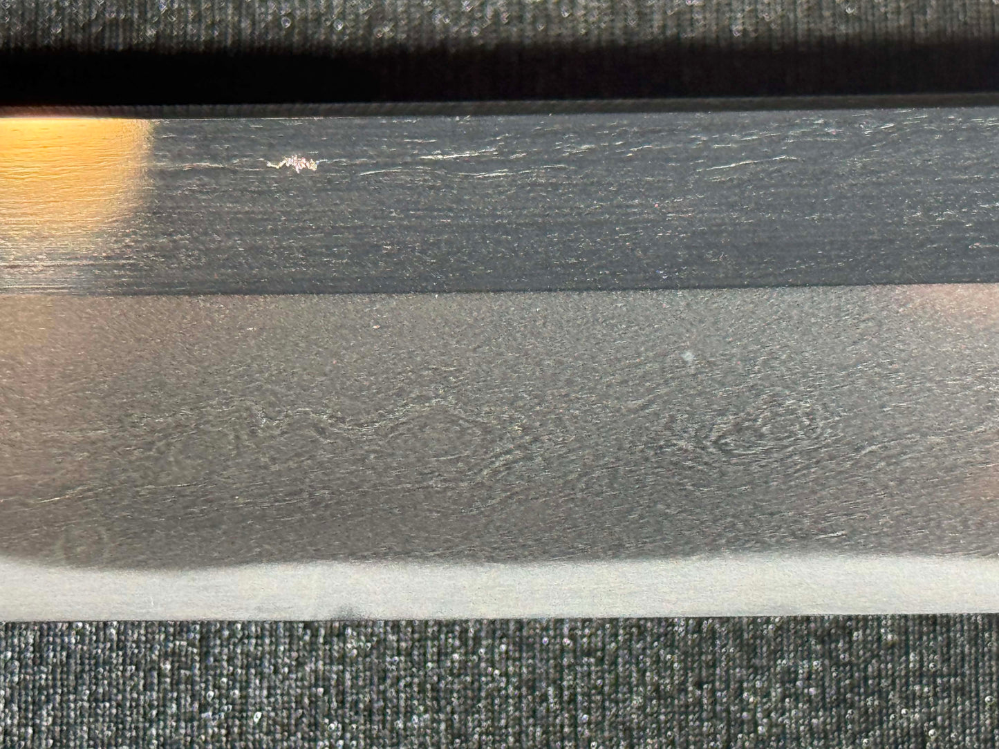 CONSIGNMENT Antique Nihonto - Wakizashi in Shirasaya, signed Settsu Ju Fujiwara Sadatsugu (unverified)