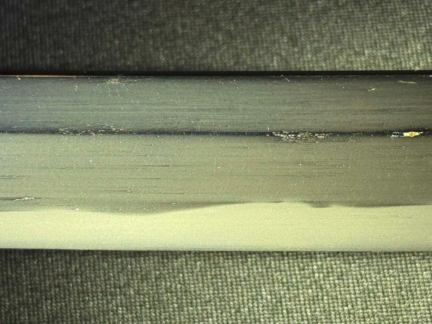 Antique Nihonto - POSSIBLE BATTLE DAMAGE Katana with Tachi Koshirae, signed Tsuguie (not verified)
