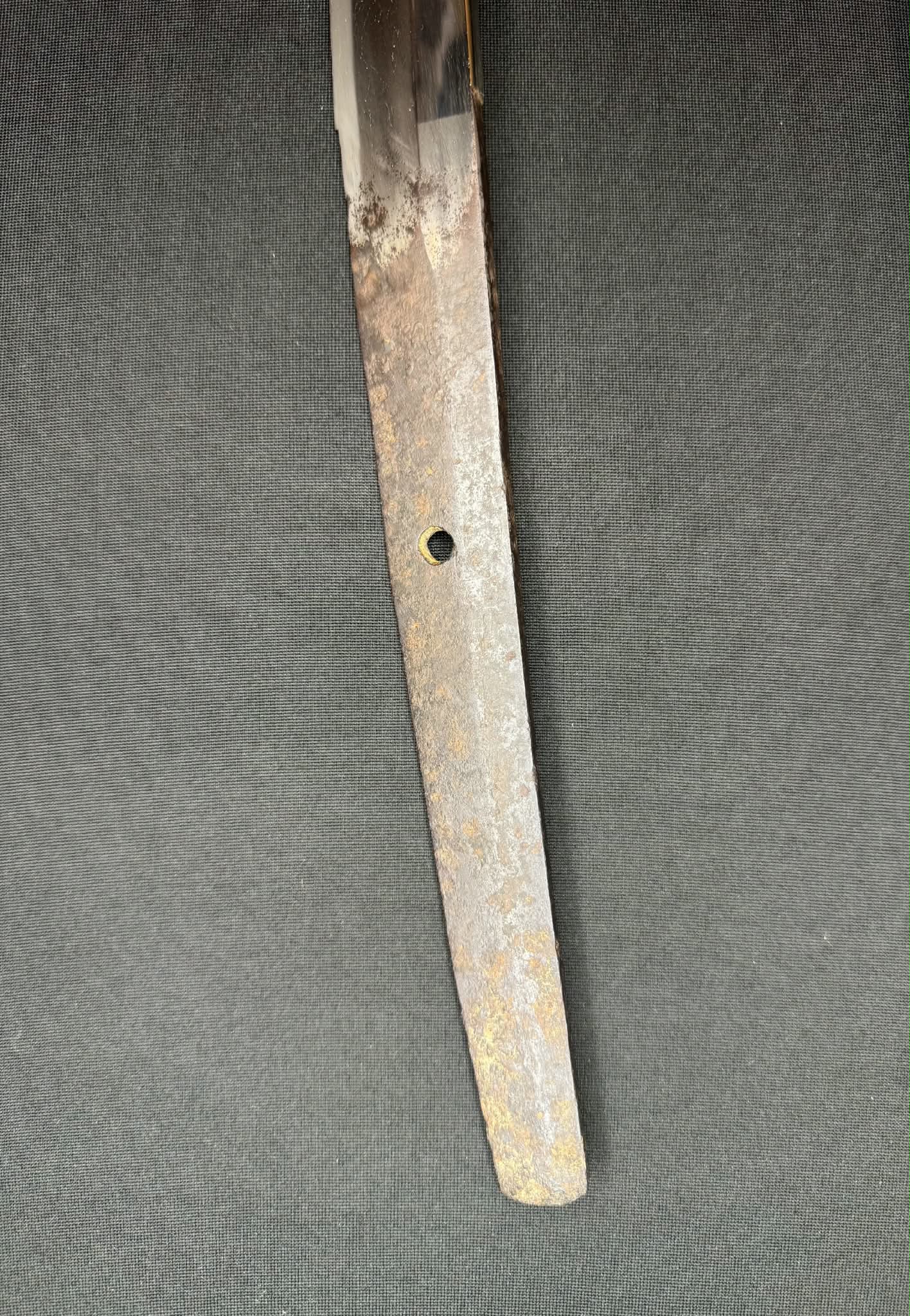 Antique Nihonto - VERY LONG Katana in Shirasaya - hagire