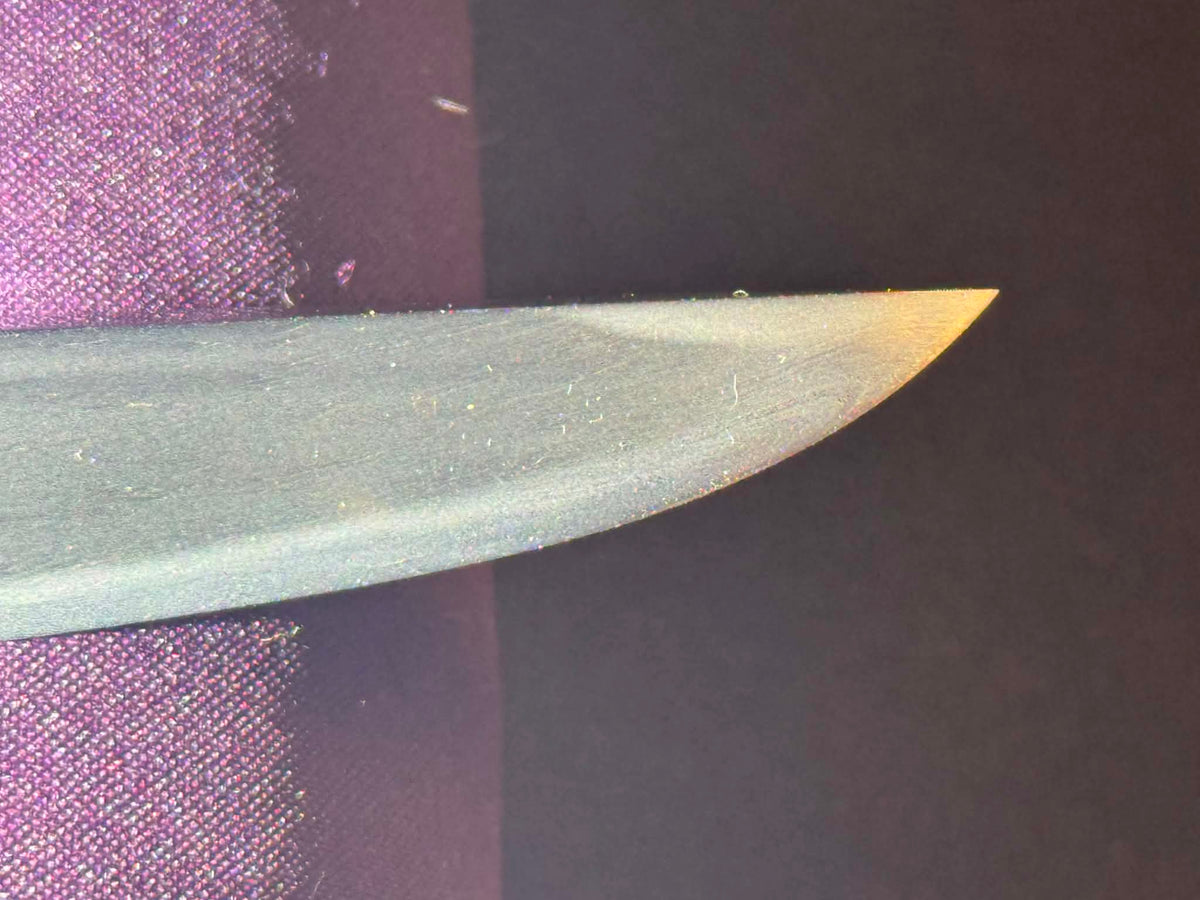 Antique Nihonto - THICK Armor Piercer Tanto in Shirasaya, illegible signature