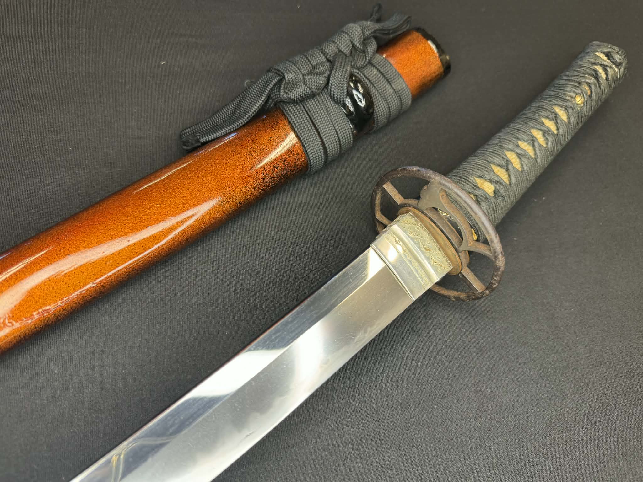 Antique Nihonto -  Katana in Koshirae - Signed Kunishige, First Year of Bunkyu (certified by NBTHK and NTHK)