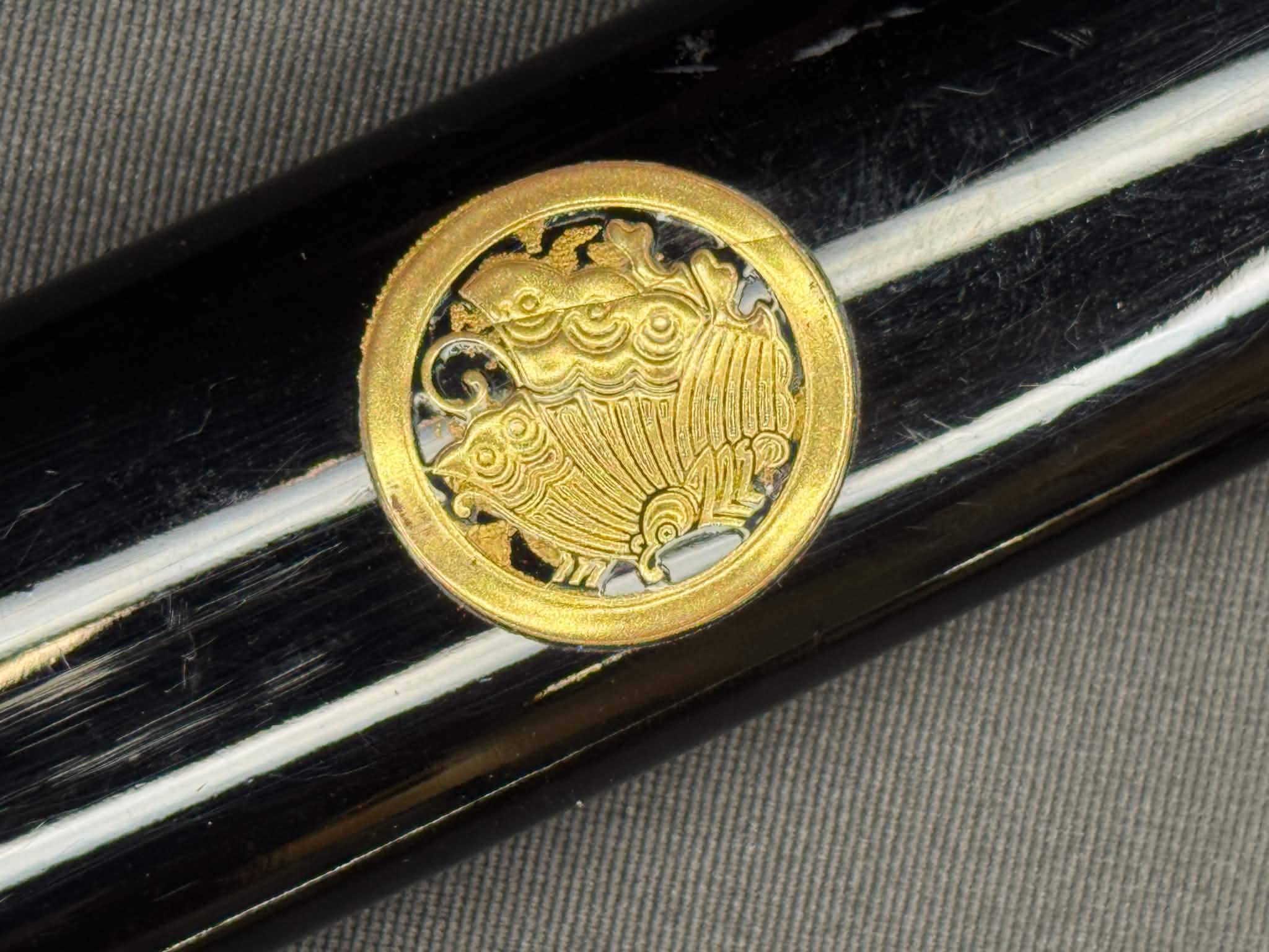Antique Nihonto - Possible BATTLE DAMAGE Katana in Tachi Koshirae, signed Kunimune (unverified)