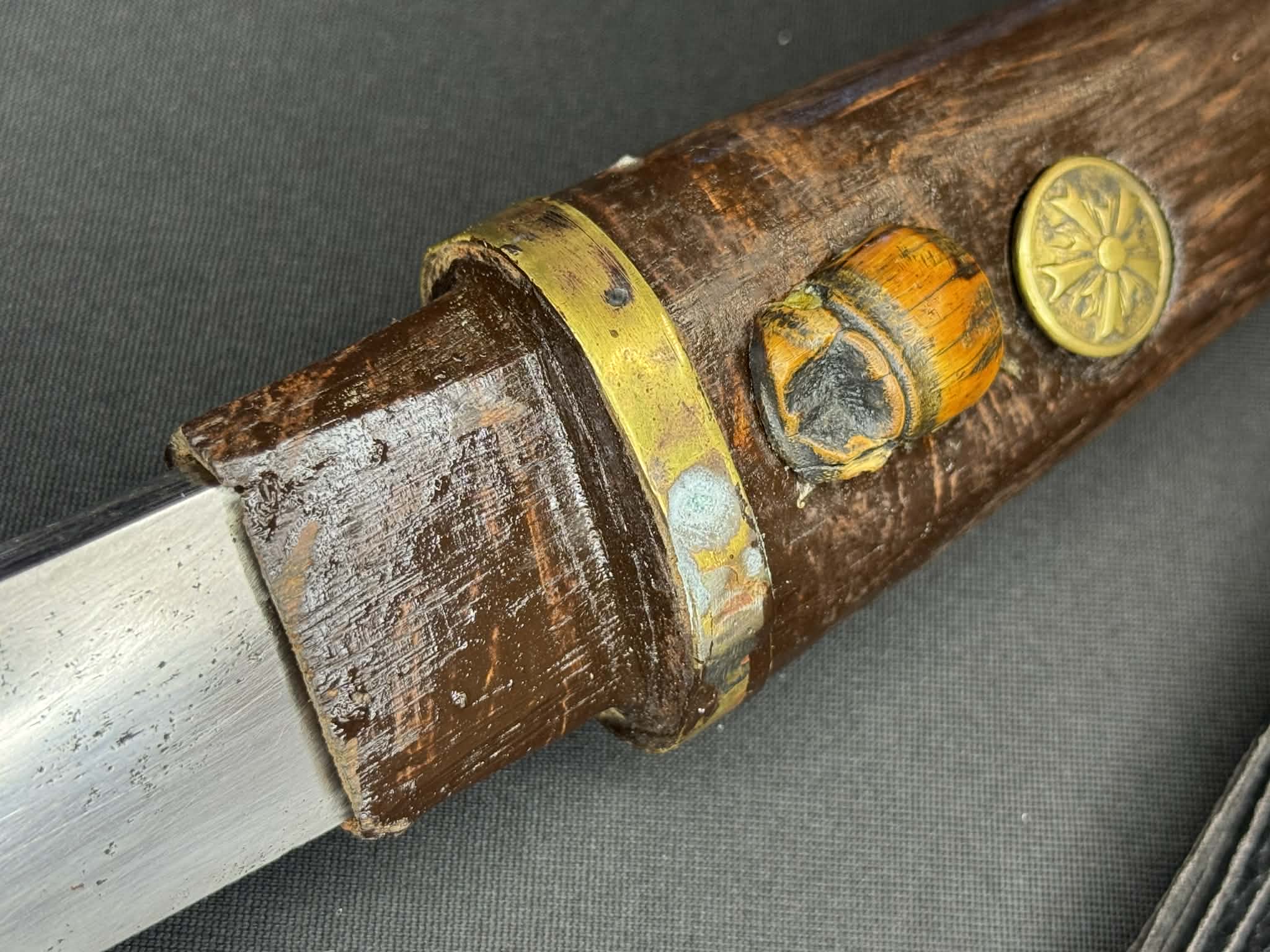 Antique Nihonto - Shobu wakizashi in Koshirae