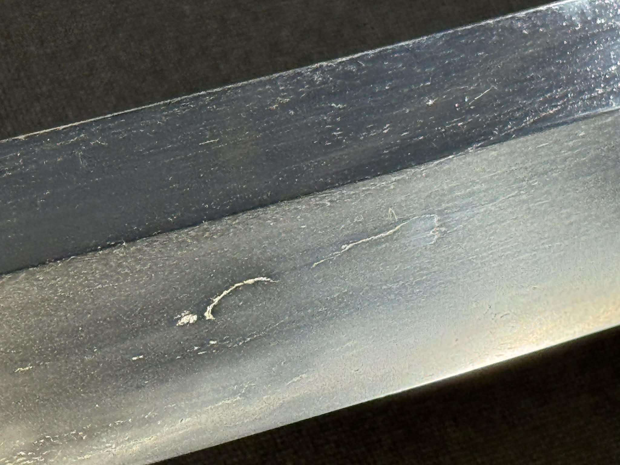 Antique Nihonto - Late Muromachi (450-500 years old) Nagamaki Naoshi Katana, signed Mitsunaga - NBTHK attributed to Mino Senjuin