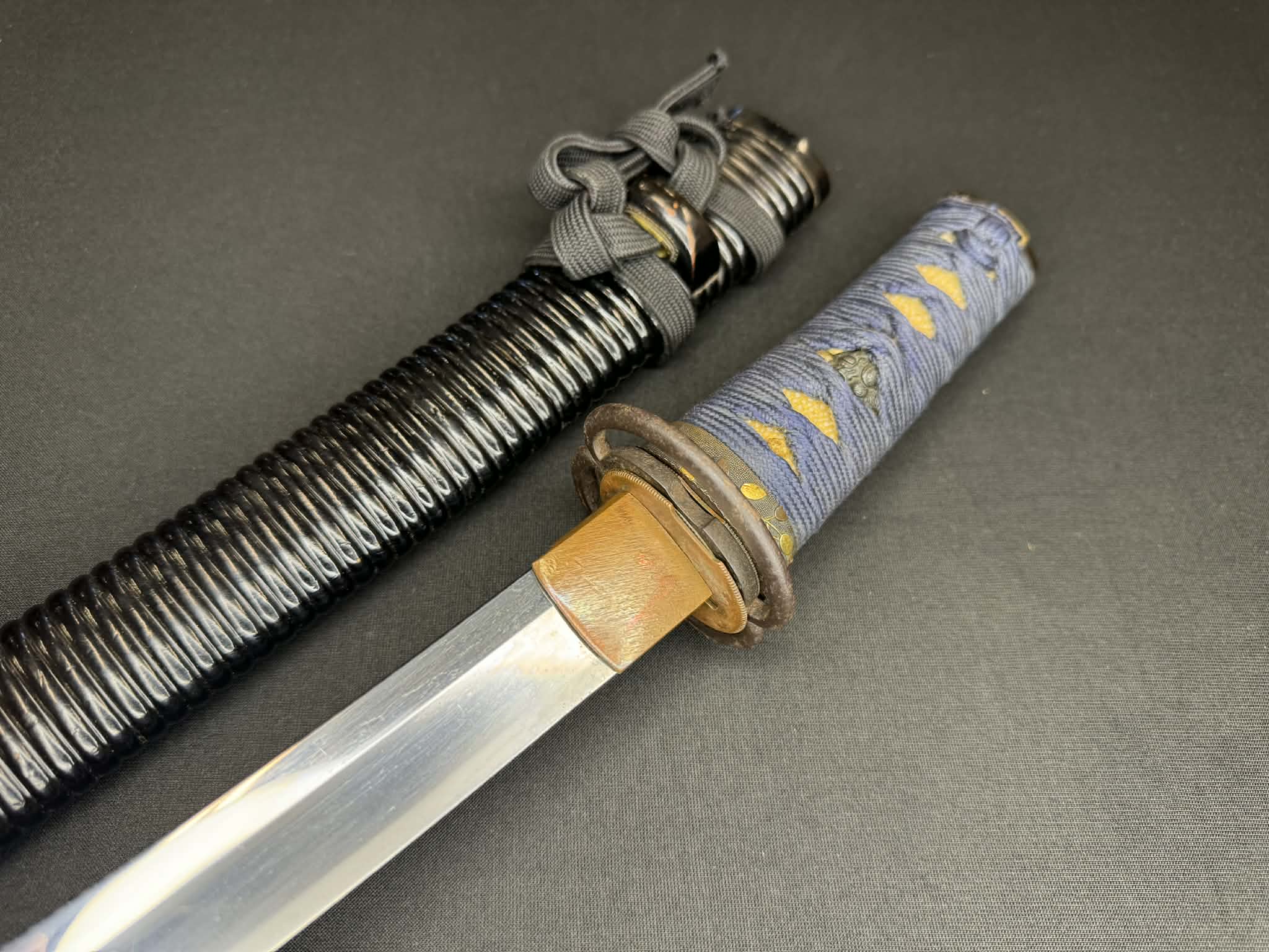 Antique Nihonto - Shobu Wakizashi in Koshirae