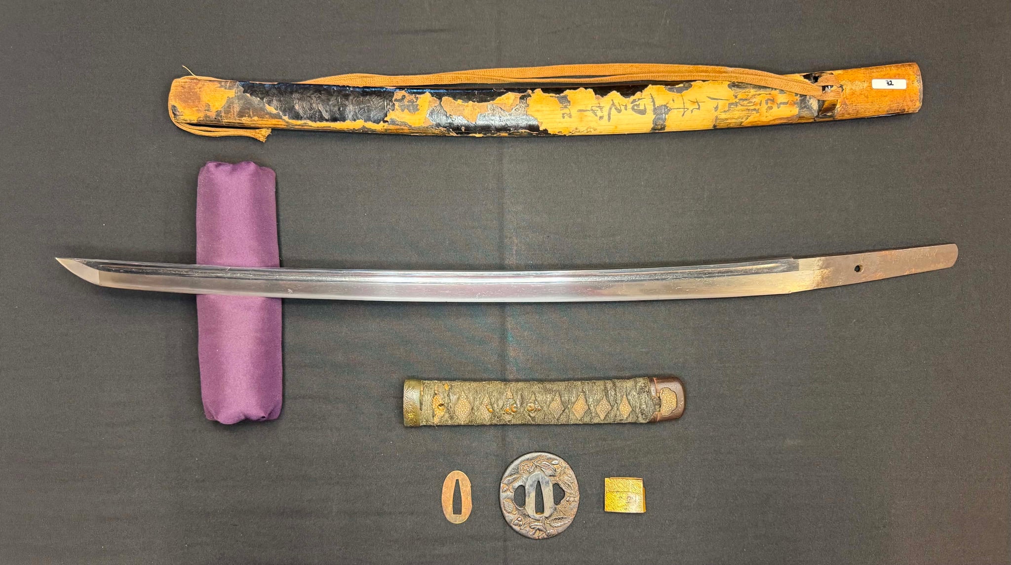 CONSIGNMENT Antique Nihonto - Wakizashi in Koshirae, signed Bishu Osafune Sukesada