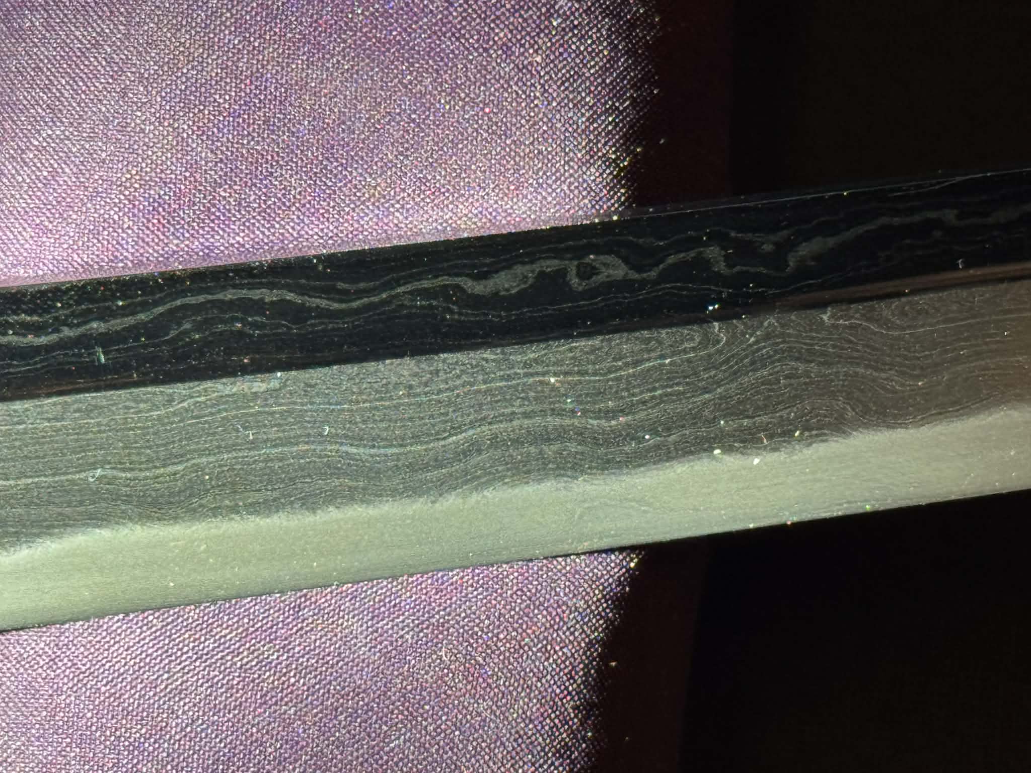 Masterwork Phoenix Armory Katana - Dark Vanguard Handachi Folded Steel