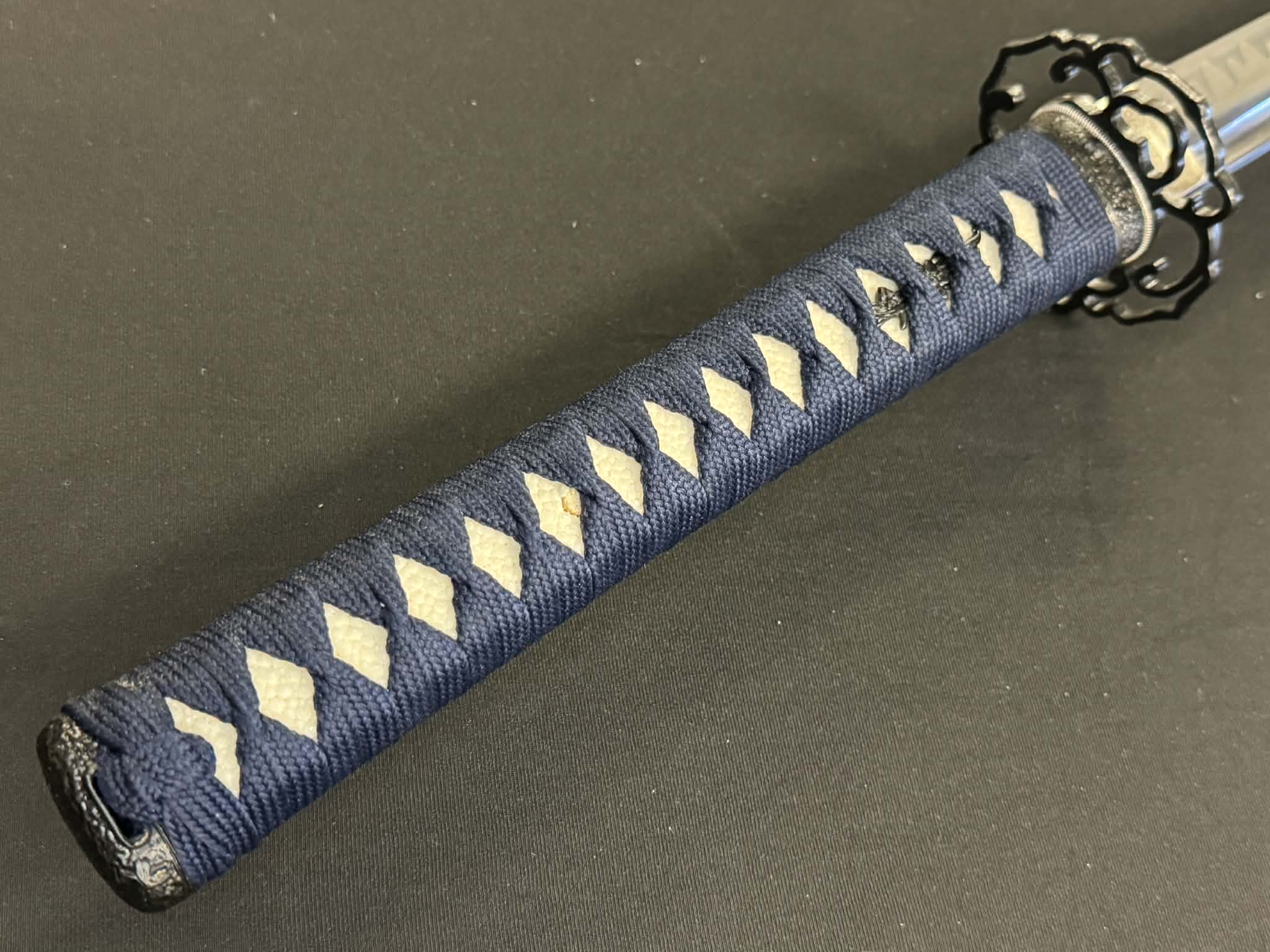 Moritaka Razor Katana -  Navy Iron - T10 Togari Hamon