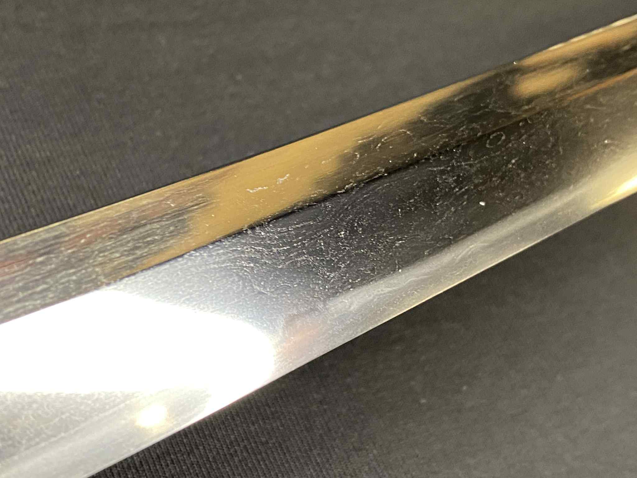 Antique Nihonto - Katana with Tachi Koshirae - Muramachi (5-600 years old) - NBTHK Attributed to Uda