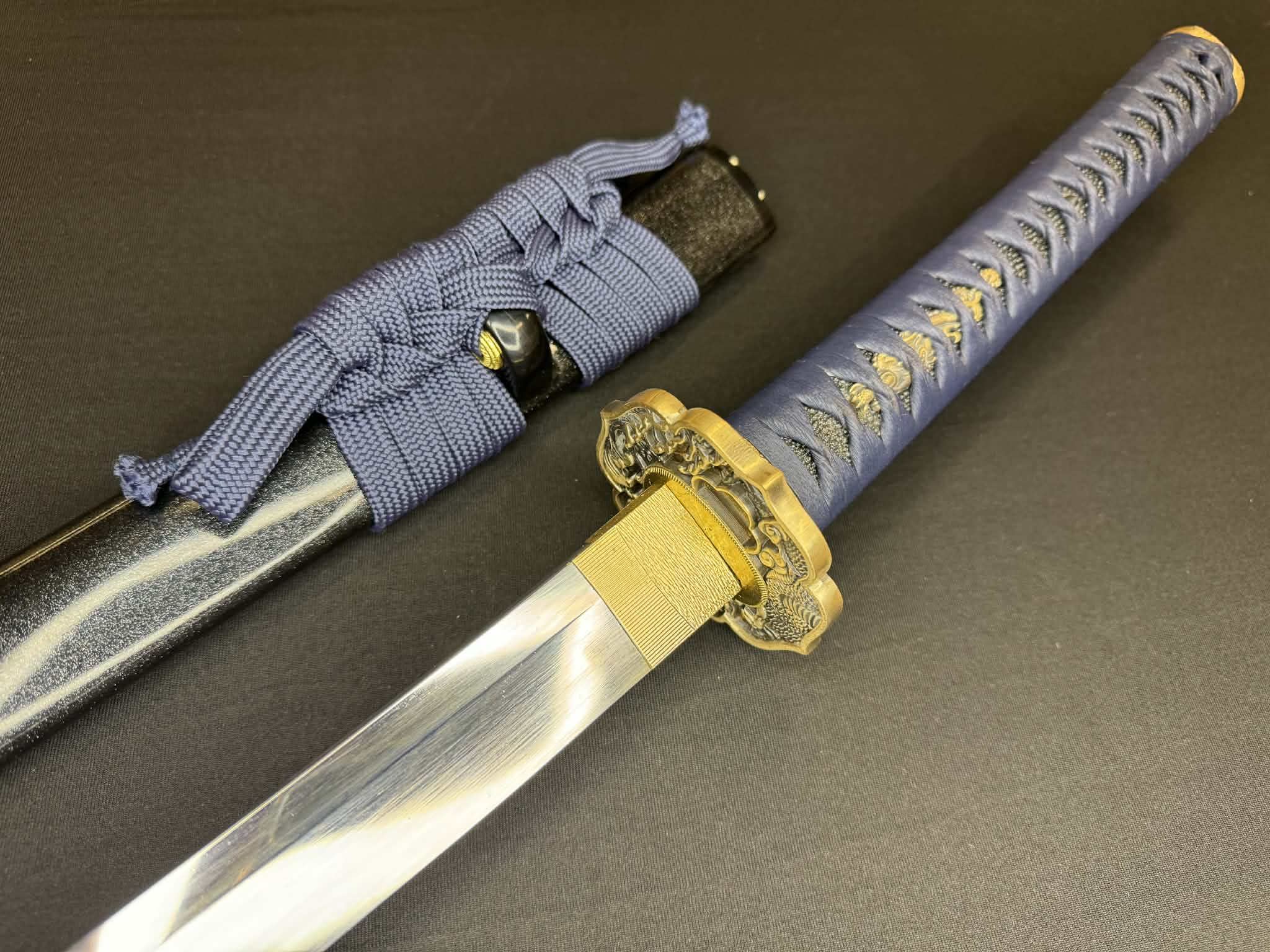 Cloudhammer Steelworks Katana - Tidal Dragon S5e Shock Steel
