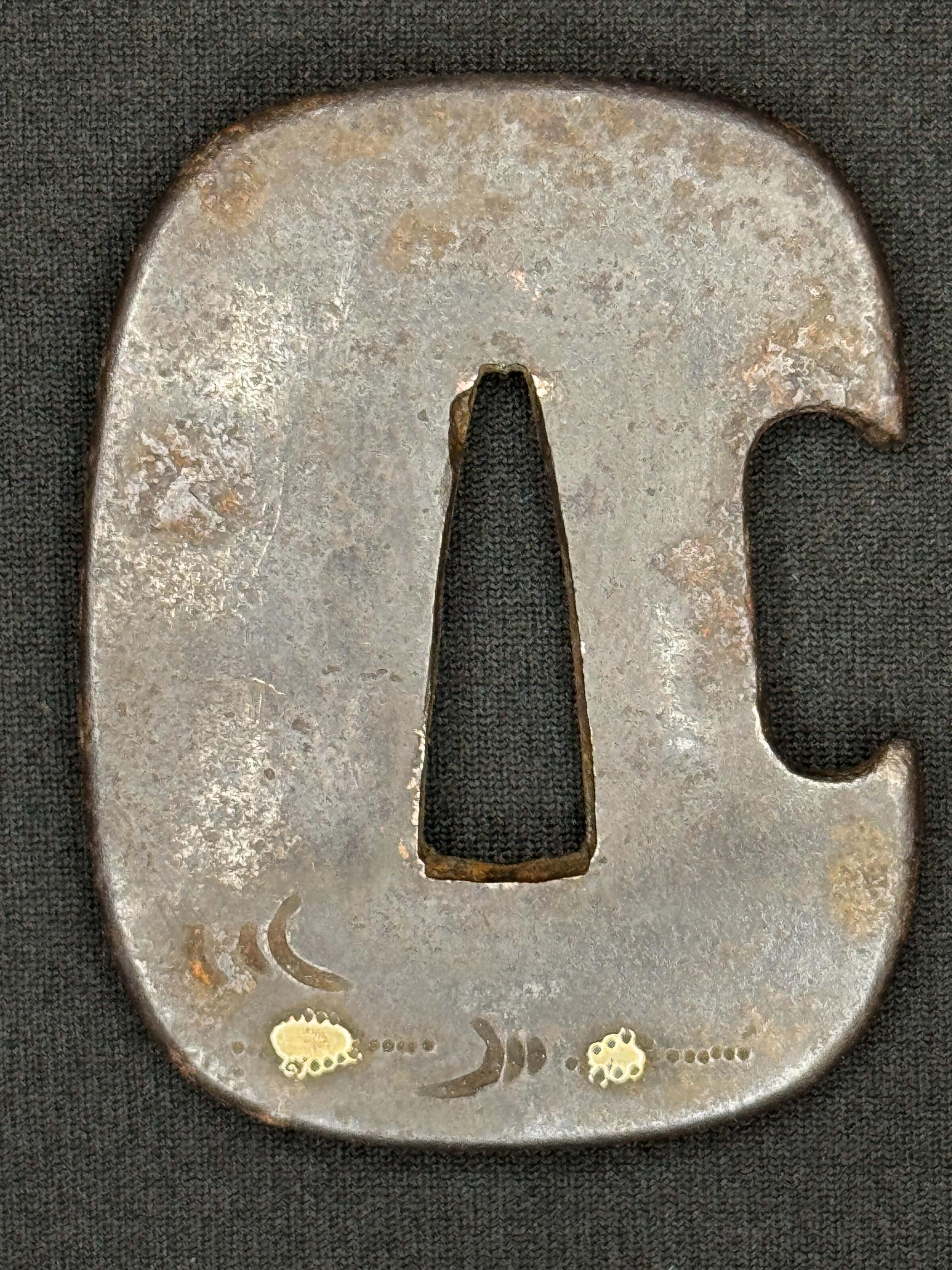 Antique Nihonto - Wakizashi with koshirae, Tsunagigaki attributed to Shimosaka