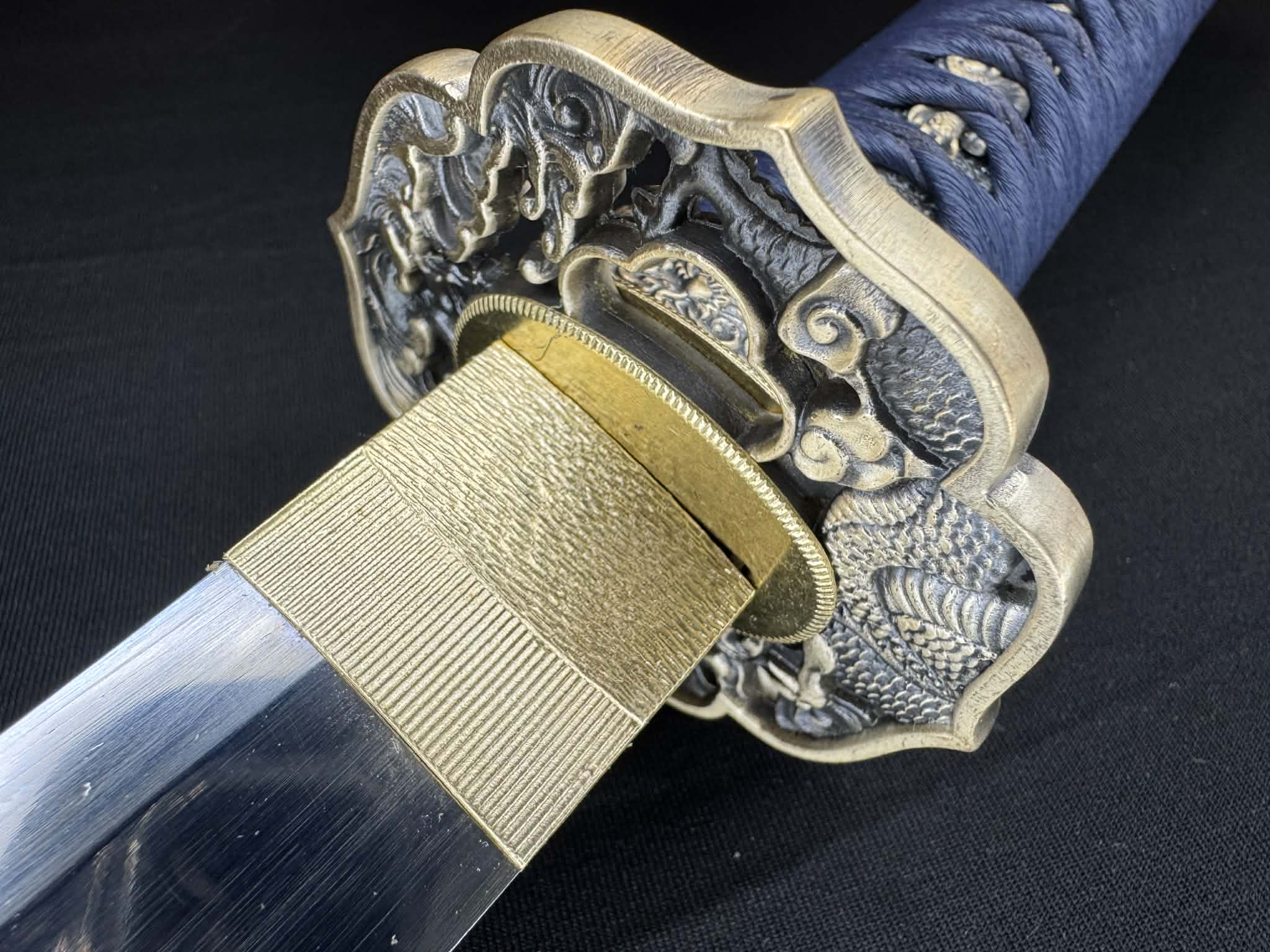 Cloudhammer Steelworks Katana - Tidal Dragon S5e Shock Steel