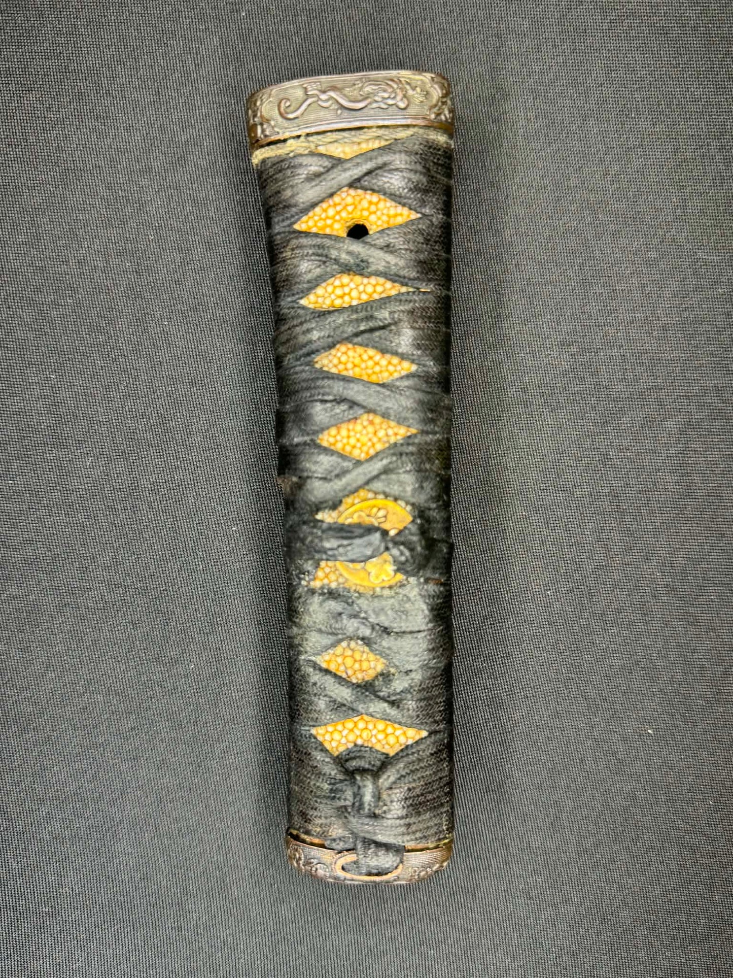 Antique Nihonto - Wakizashi in Koshirae, possible hidden Christian Tsuba