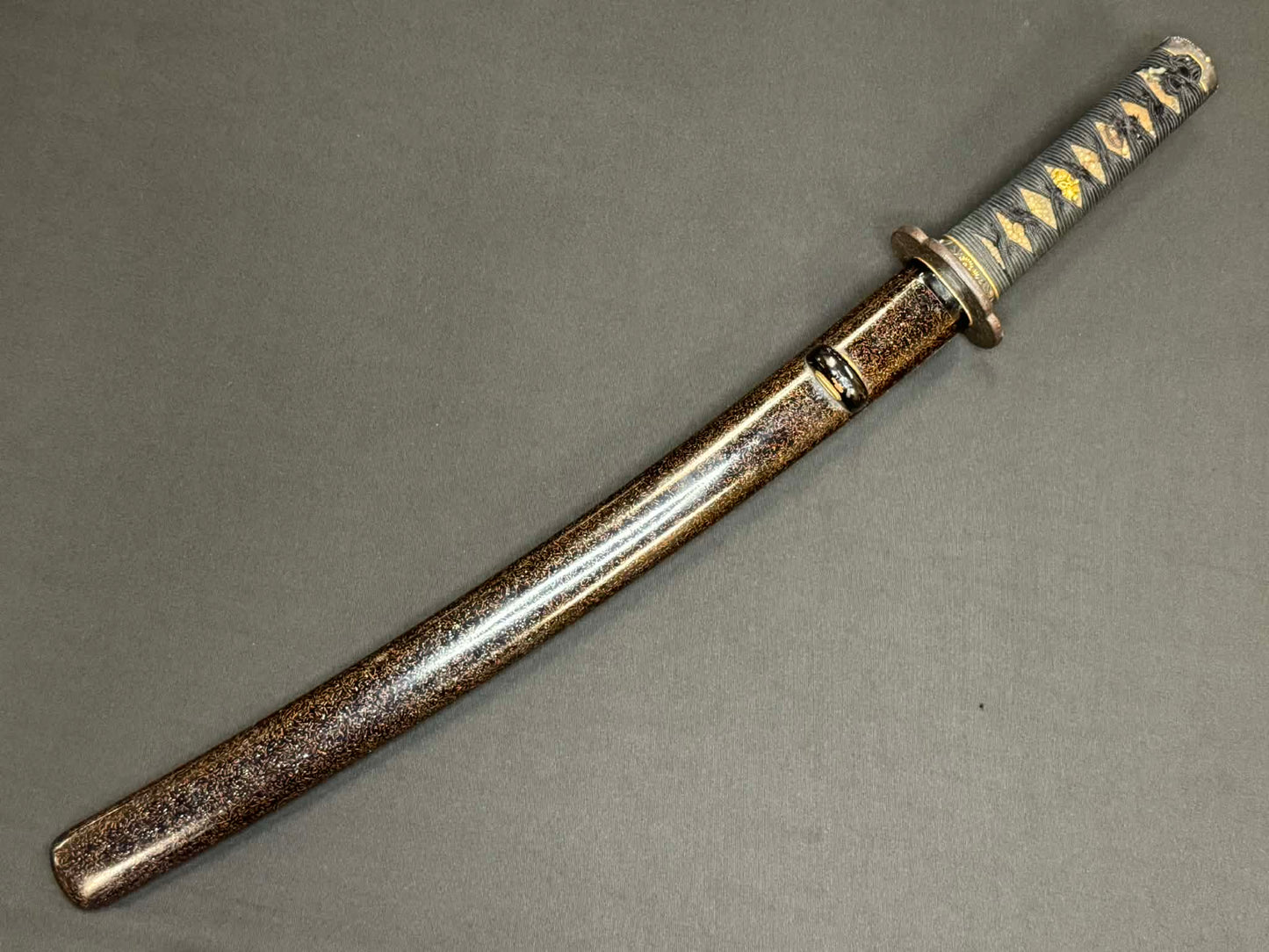 Antique Nihonto - Wakizashi in Koshirae, NBTHK attributed to Fujiwara Takada