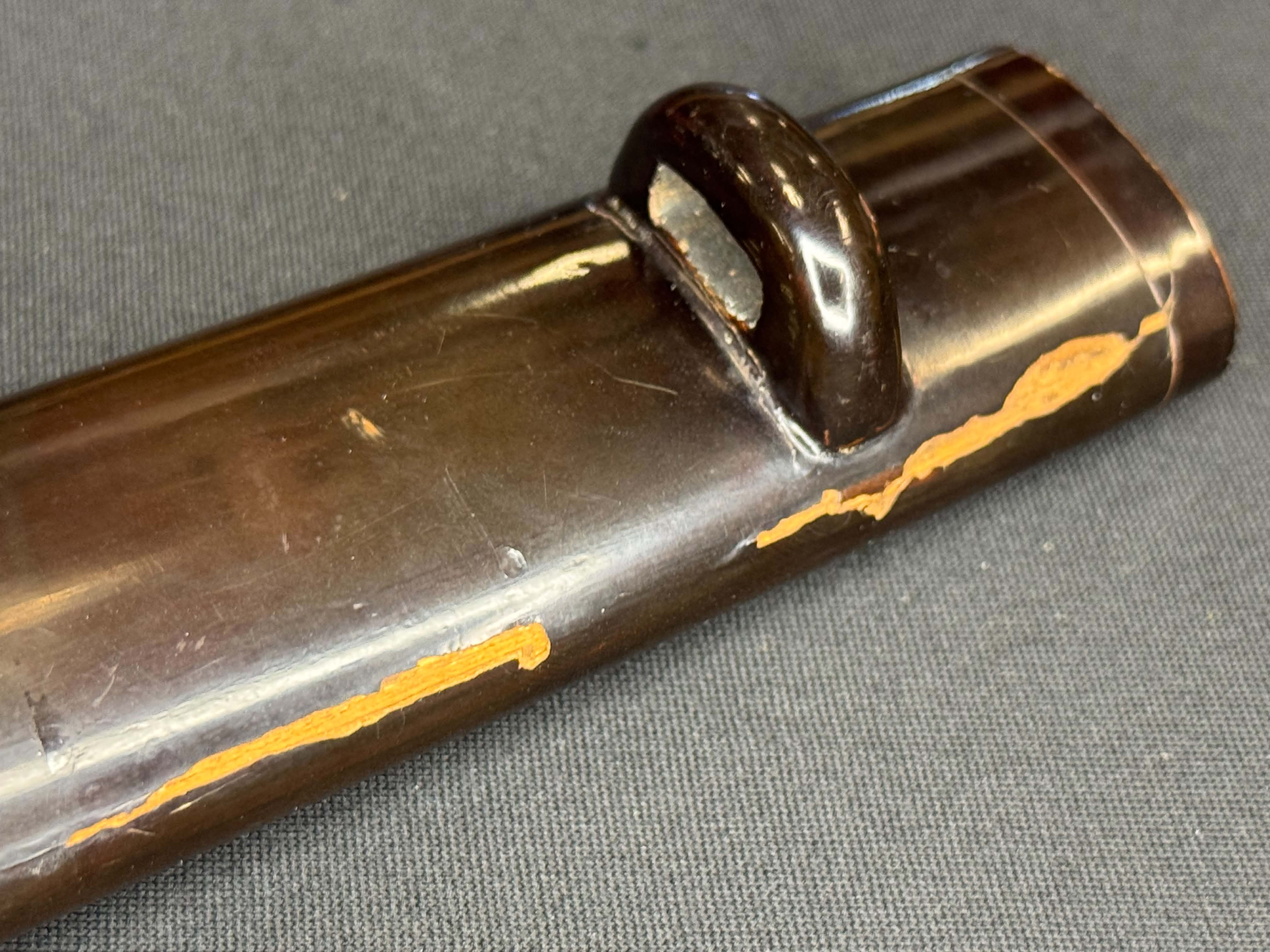 Antique Nihonto - Yoroi doshi in Koshirae, signed Kanekuni Saku
