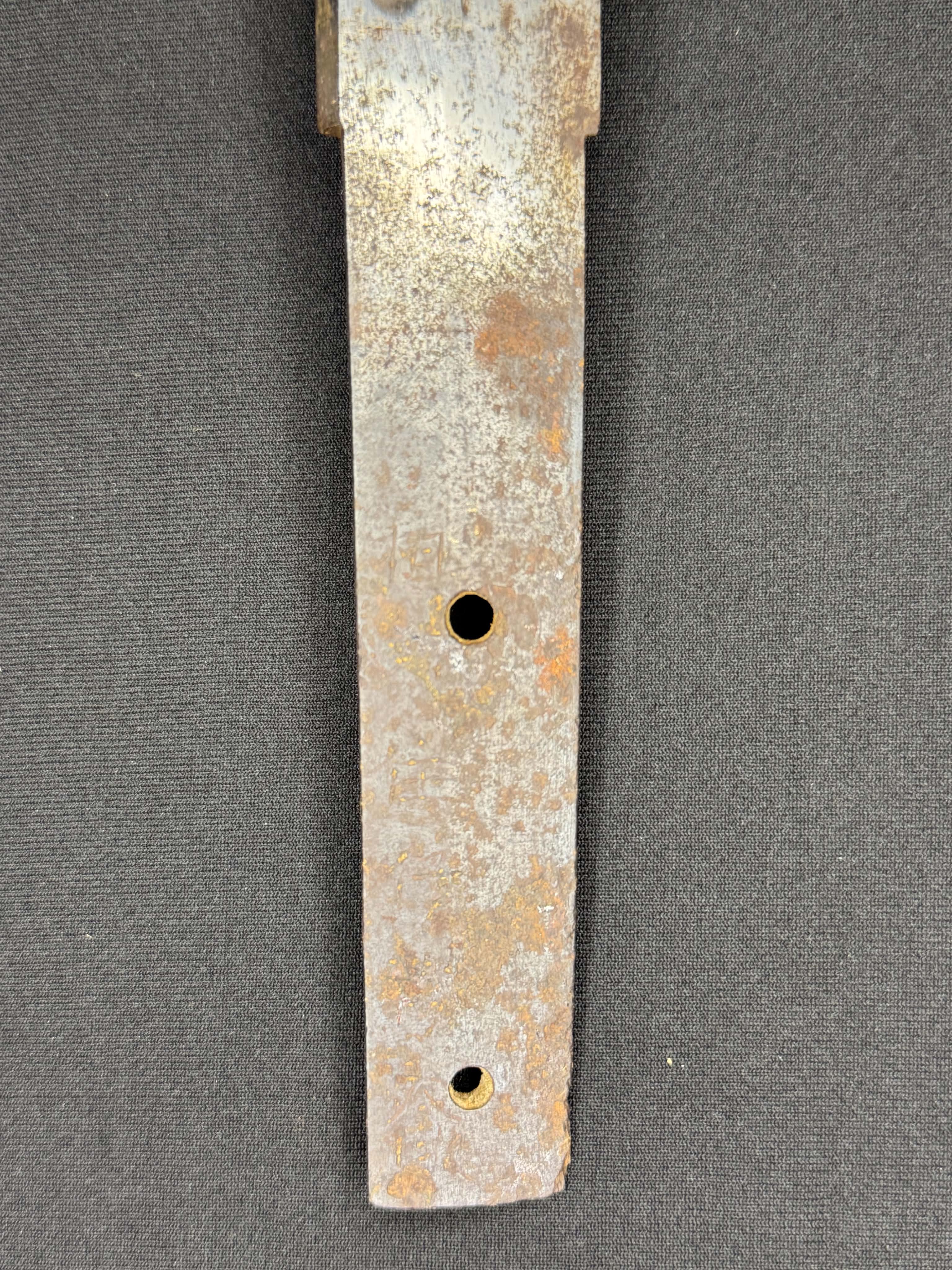 Antique Nihonto - Naginata Naoshi Wakizashi in Shirasaya, signed Soshu Ise Daijo (unverified)