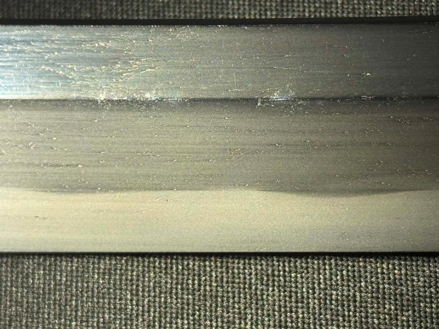Antique Nihonto - POSSIBLE BATTLE DAMAGE Katana with Tachi Koshirae, signed Tsuguie (not verified)