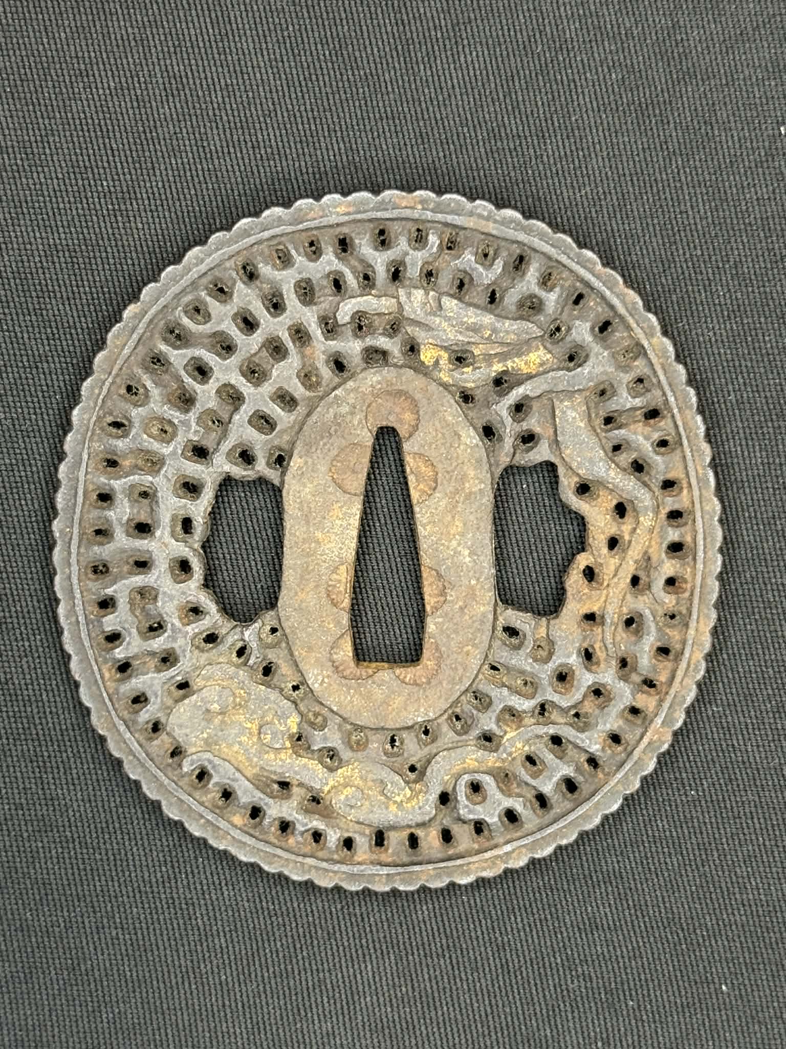 Antique Nihonto - Wakizashi in Koshirae with Dragon Nanban Tsuba