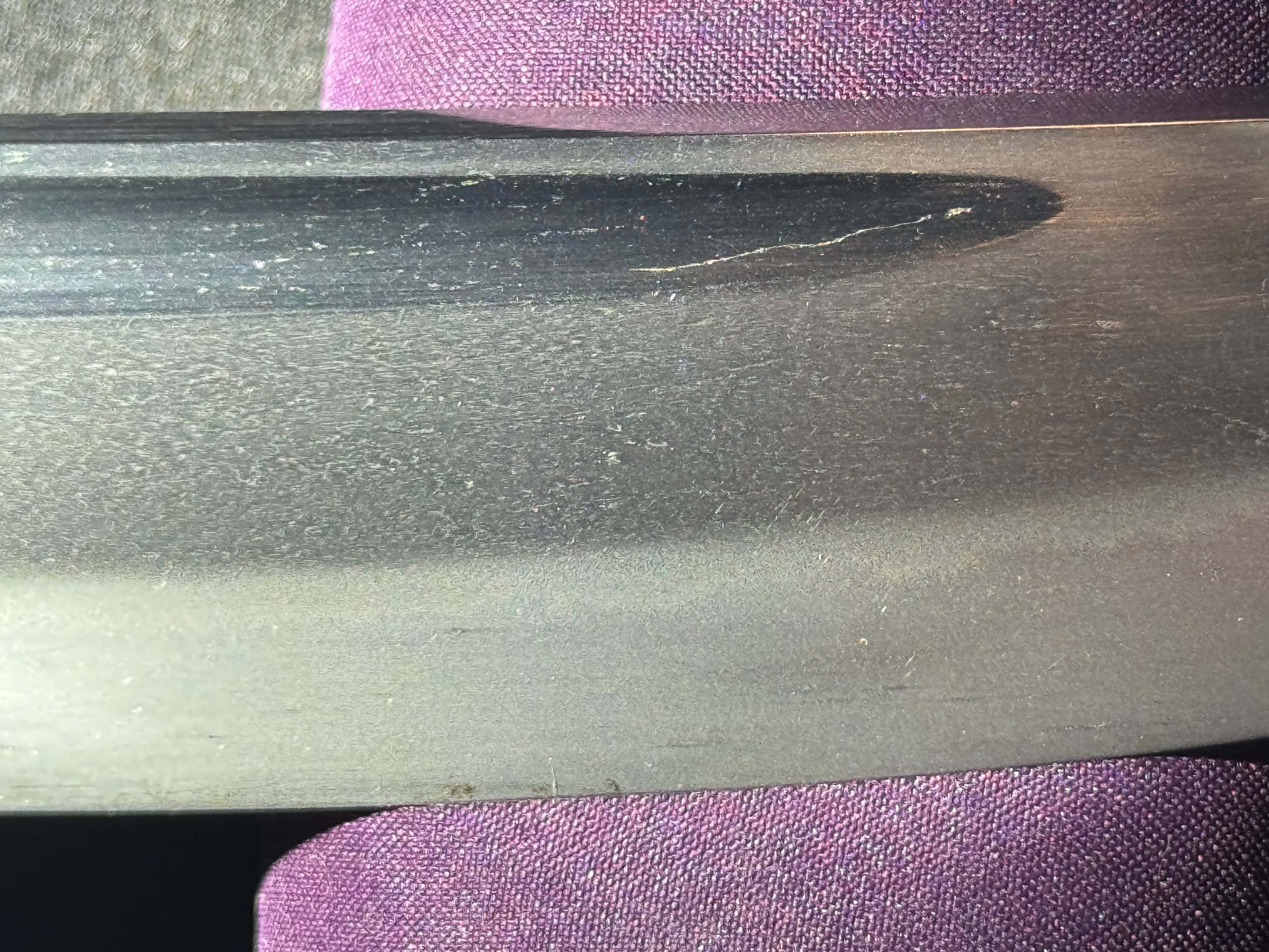 Antique Nihonto - Early Edo (about 350 years old) WIDE Wakizashi in Shirasaya, NBTHK attributed to 4th generation Tadayoshi
