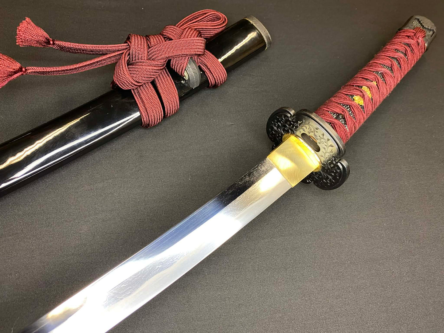 Masterwork Phoenix Armory Katana - Dawn Vanguard Handachi Folded Steel