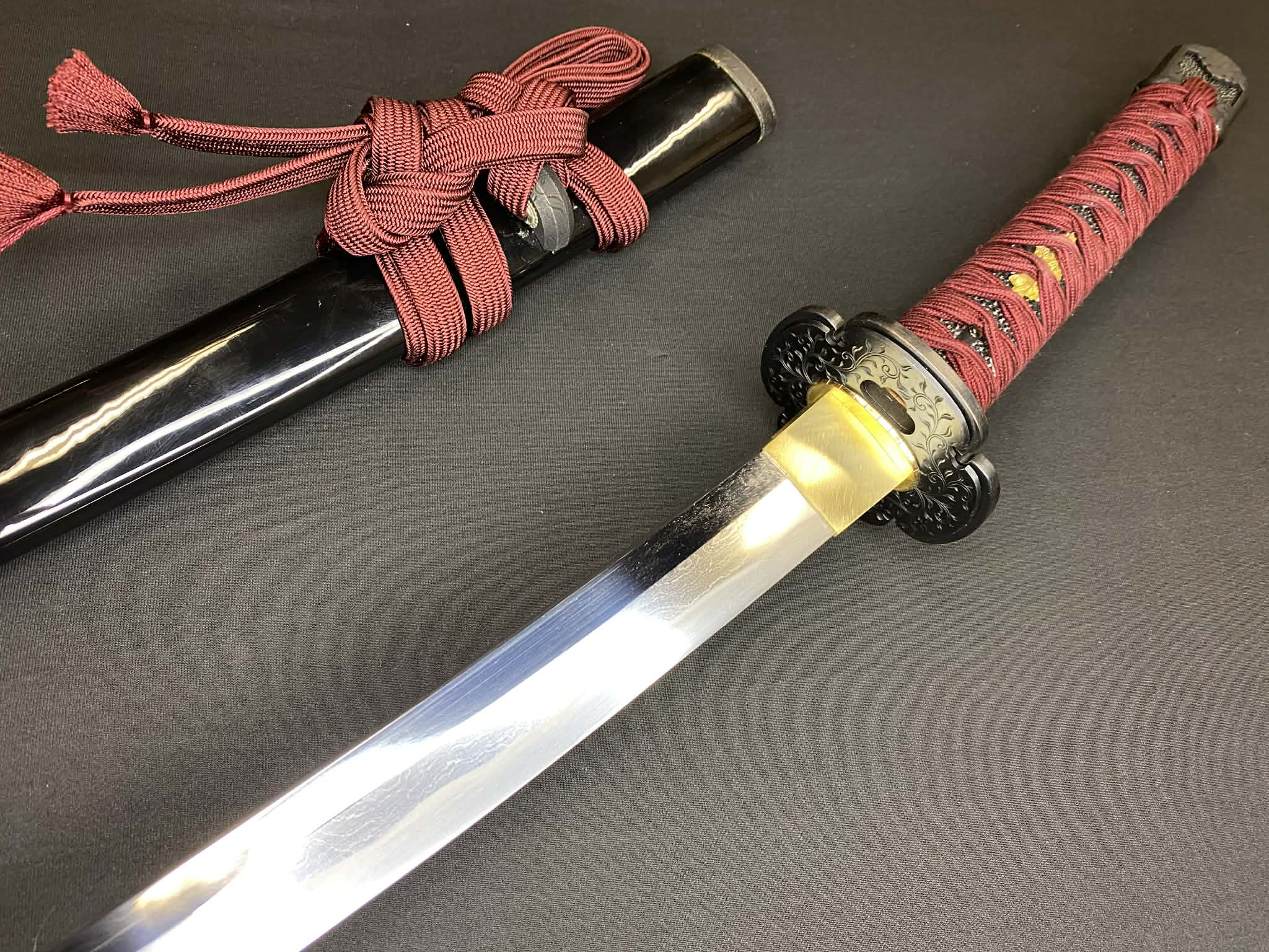 Masterwork Phoenix Armory Katana - Dawn Vanguard Handachi Folded Steel