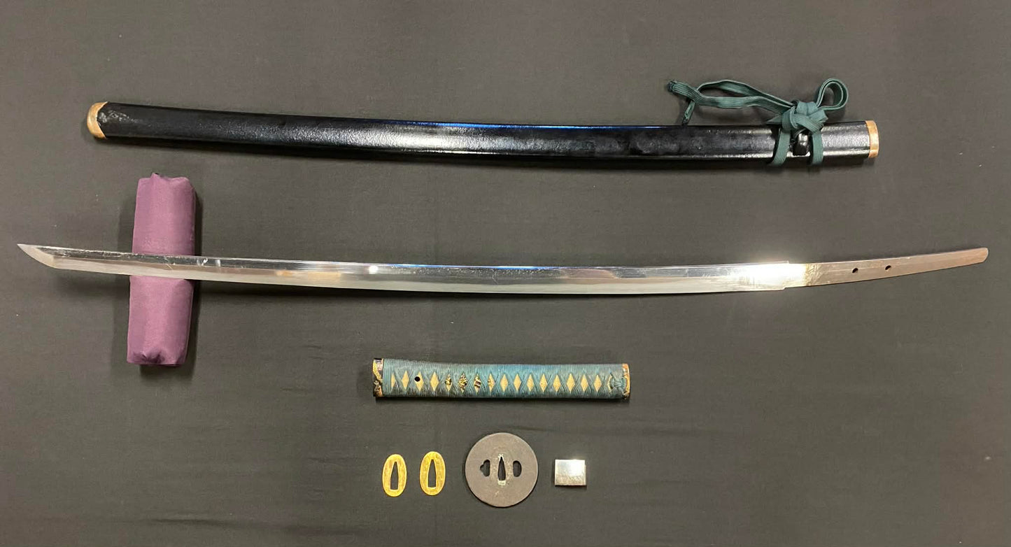 Antique Nihonto - Katana in Koshirae - Late Edo Period (150 years old) signed Norimune (unverified)