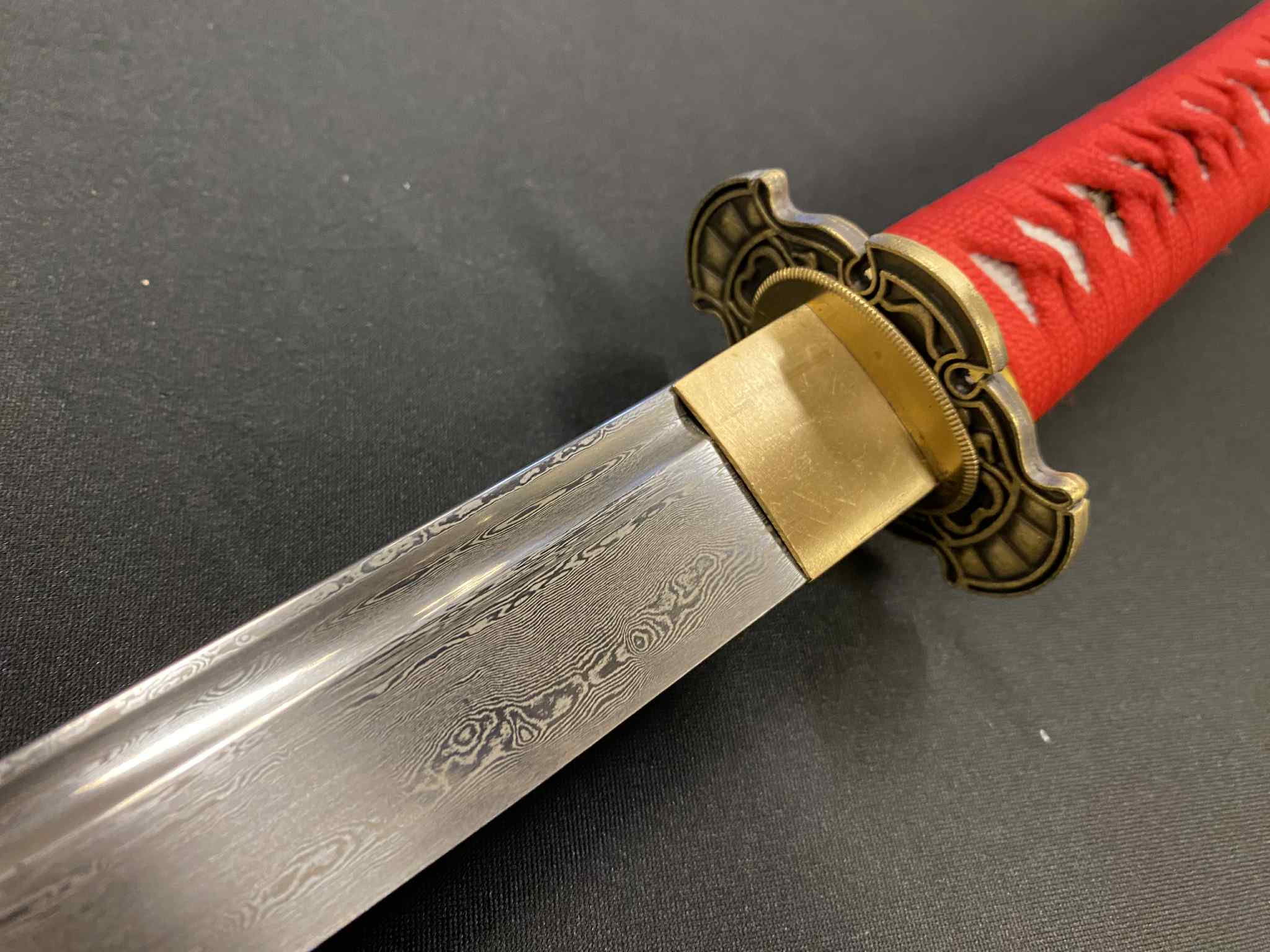 Phoenix Armory Ninja Gaiden Katana - Ryu Hayabusa - Damascus