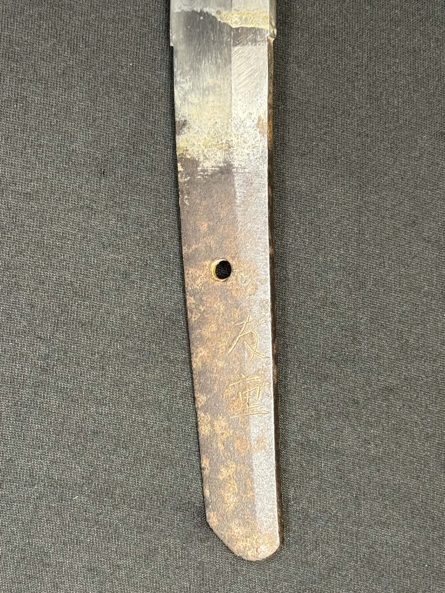 Antique Nihonto - Late Muromachi Katana in WW2 pilot Gunto fittings - Signed Tomotsugu